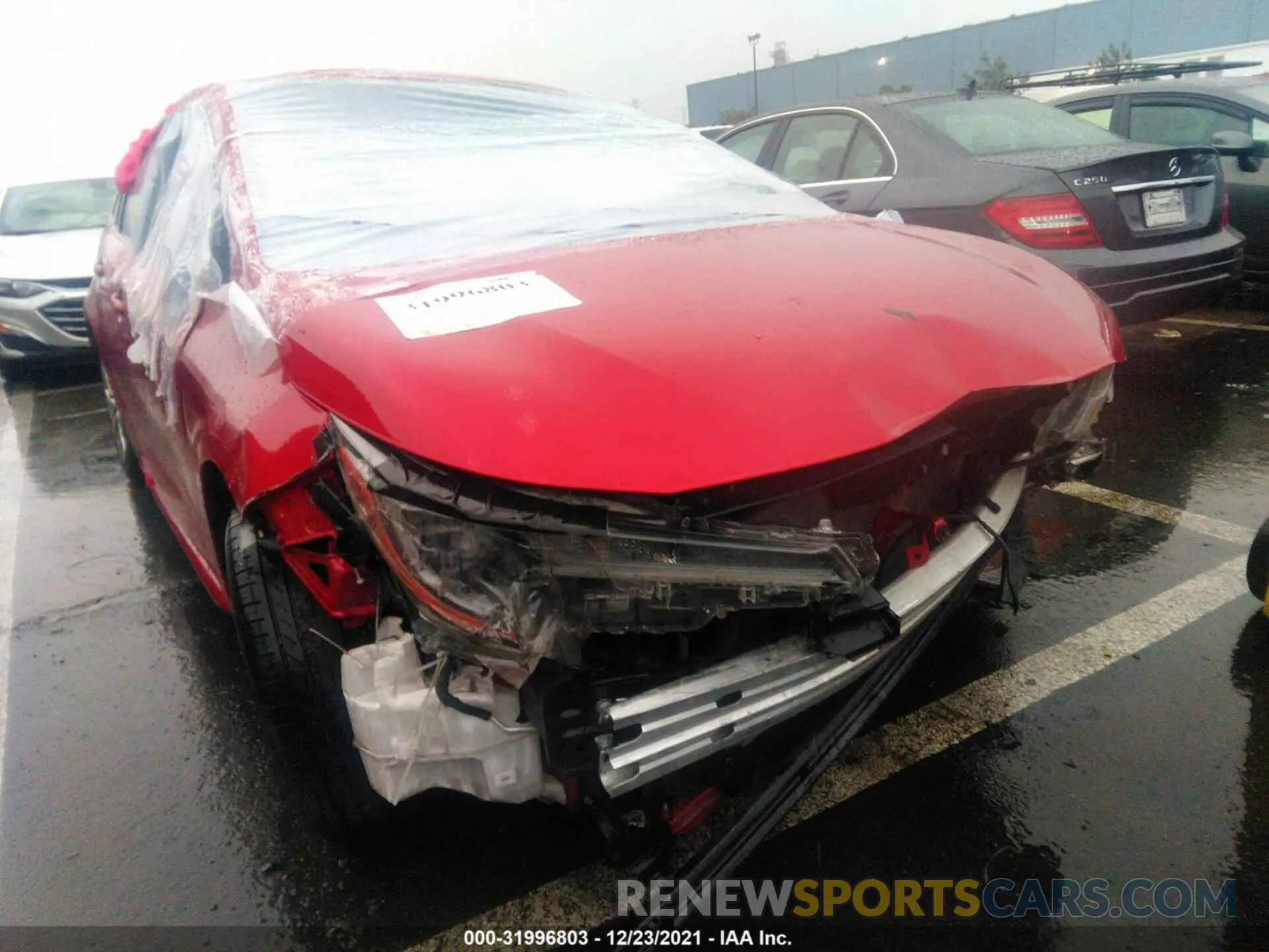 6 fotografías del automóvil dañado JTDEPMAE3MJ181338 TOYOTA COROLLA 2021