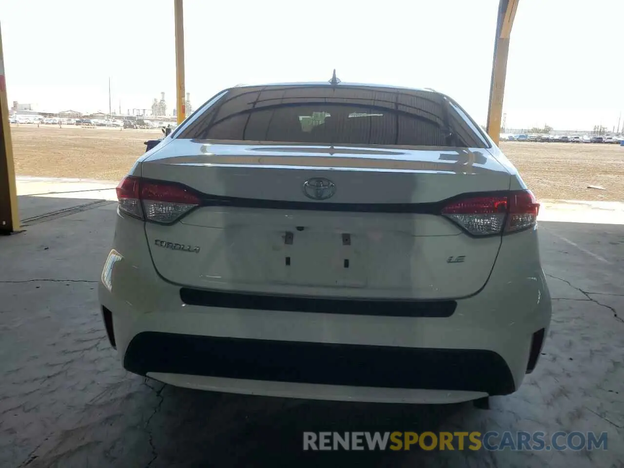 6 fotografías del automóvil dañado JTDEPMAE3MJ186541 TOYOTA COROLLA 2021