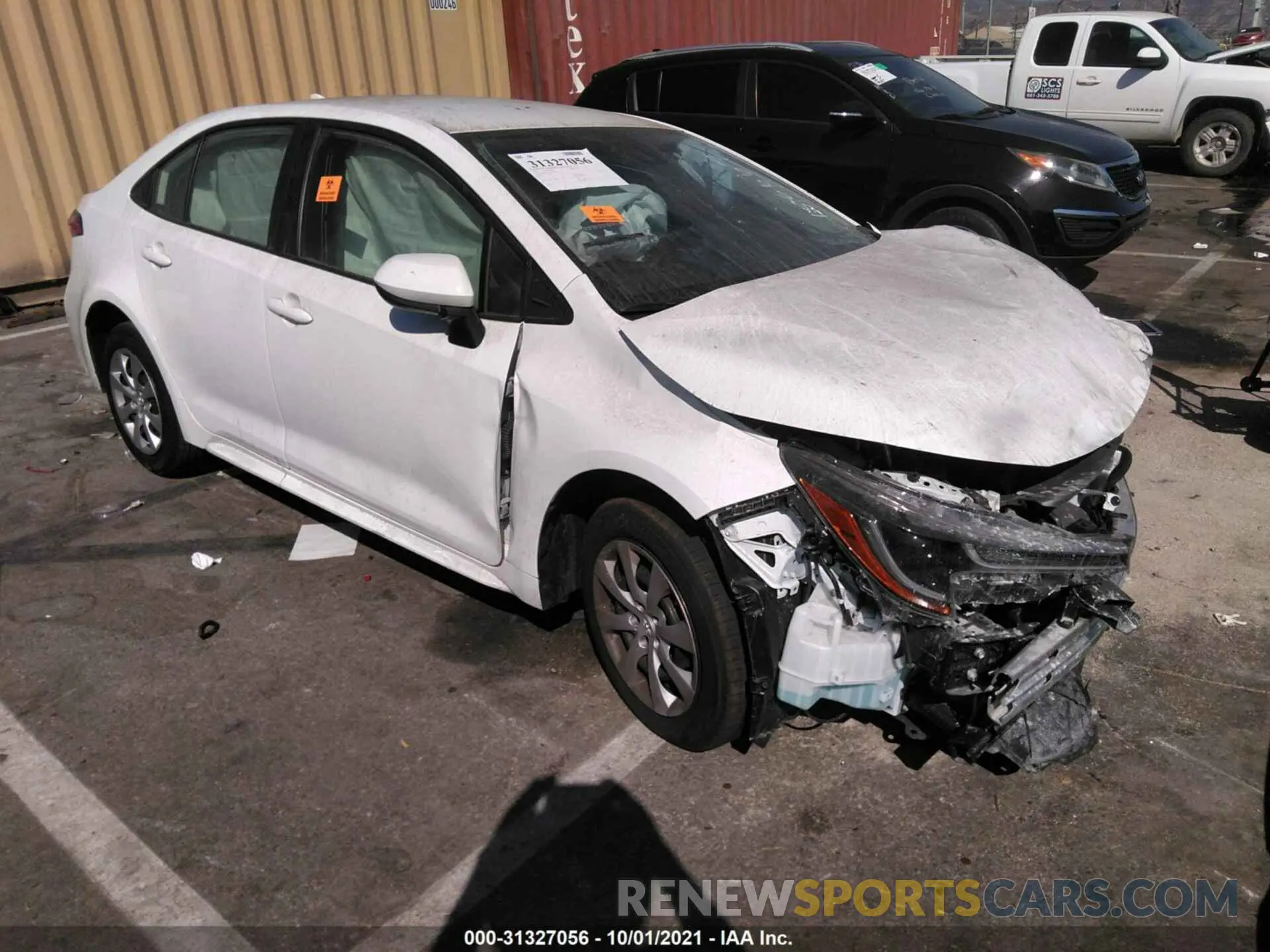 1 fotografías del automóvil dañado JTDEPMAE3MJ186667 TOYOTA COROLLA 2021