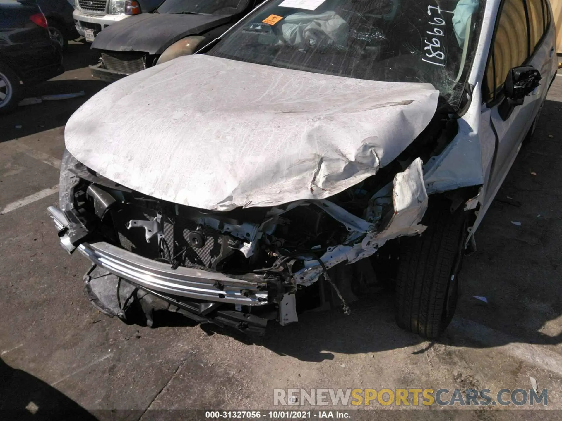 6 fotografías del automóvil dañado JTDEPMAE3MJ186667 TOYOTA COROLLA 2021