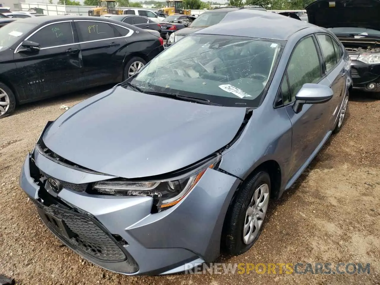 1 fotografías del automóvil dañado JTDEPMAE4MJ117731 TOYOTA COROLLA 2021