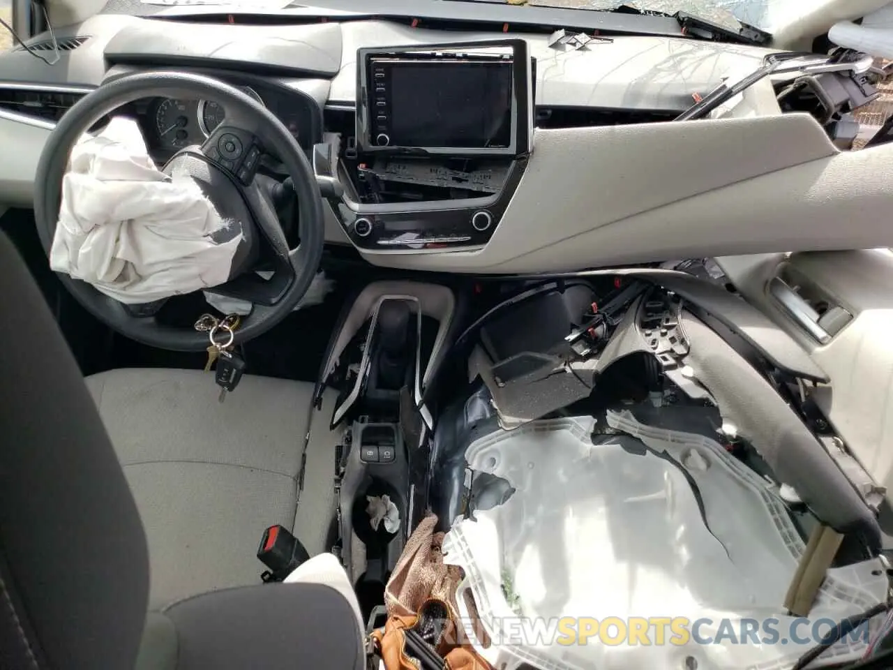 8 fotografías del automóvil dañado JTDEPMAE4MJ117731 TOYOTA COROLLA 2021