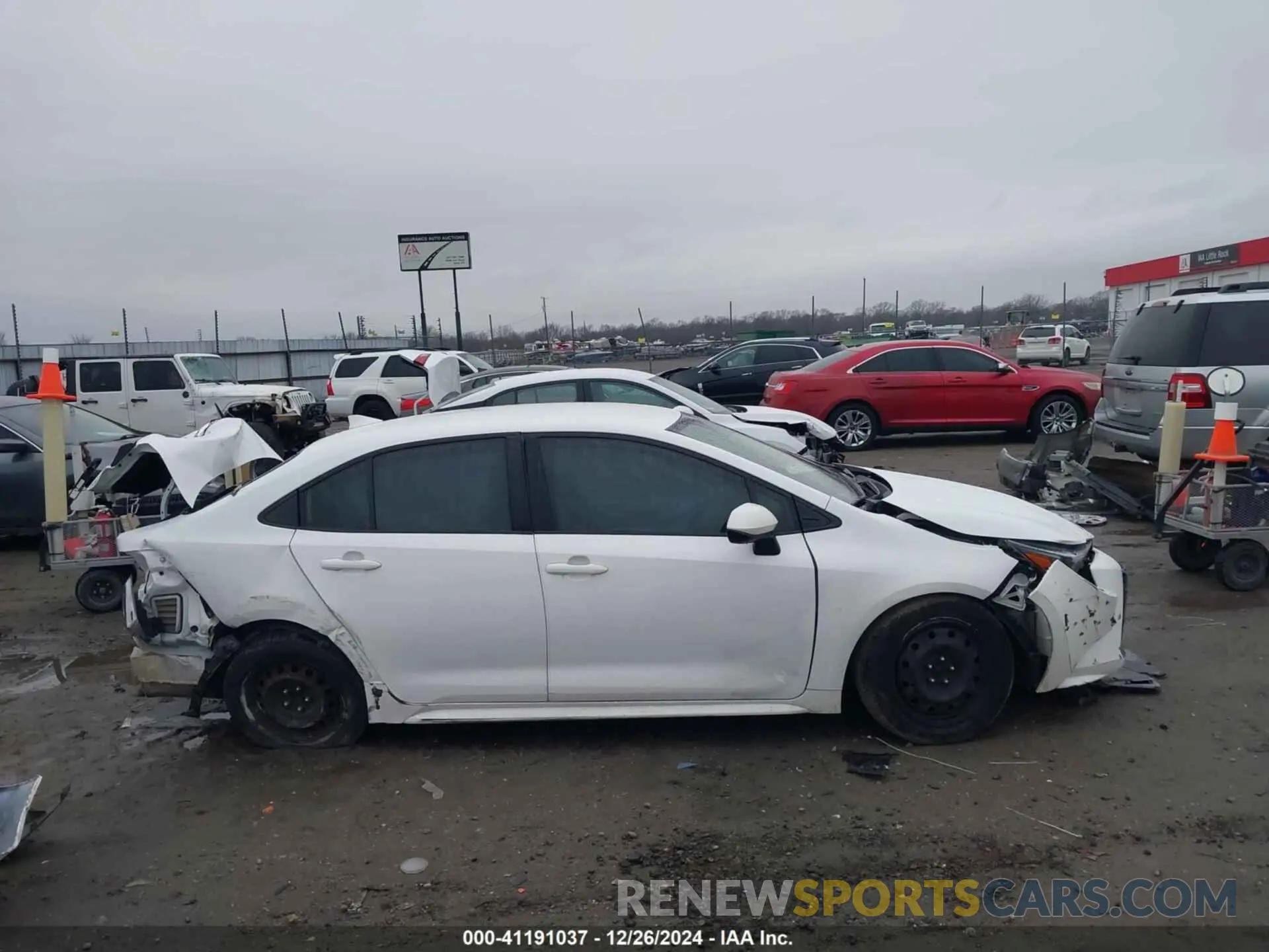 14 fotografías del automóvil dañado JTDEPMAE4MJ118006 TOYOTA COROLLA 2021