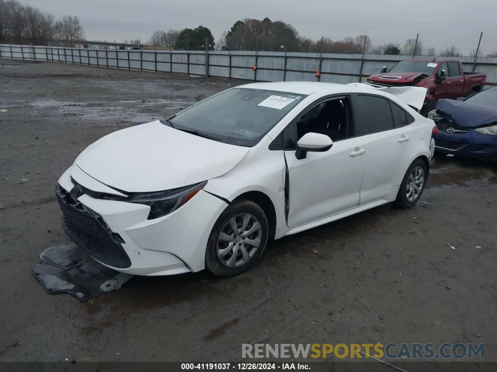 2 fotografías del automóvil dañado JTDEPMAE4MJ118006 TOYOTA COROLLA 2021