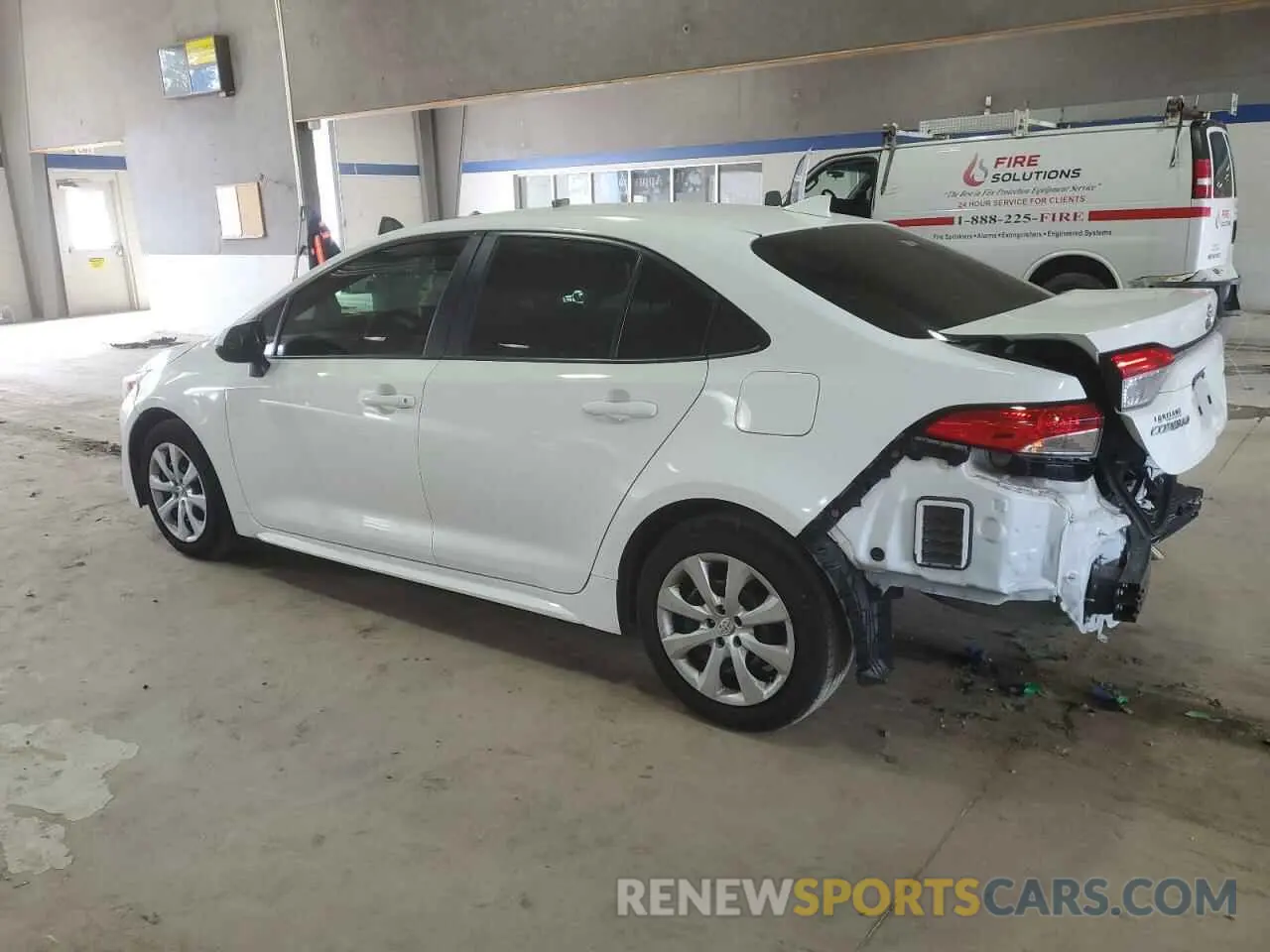 2 fotografías del automóvil dañado JTDEPMAE4MJ119138 TOYOTA COROLLA 2021