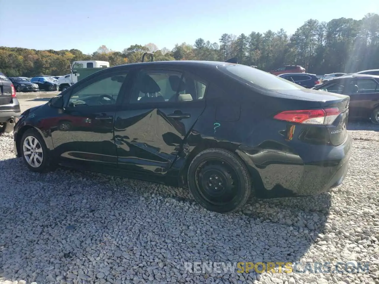 2 fotografías del automóvil dañado JTDEPMAE4MJ121018 TOYOTA COROLLA 2021