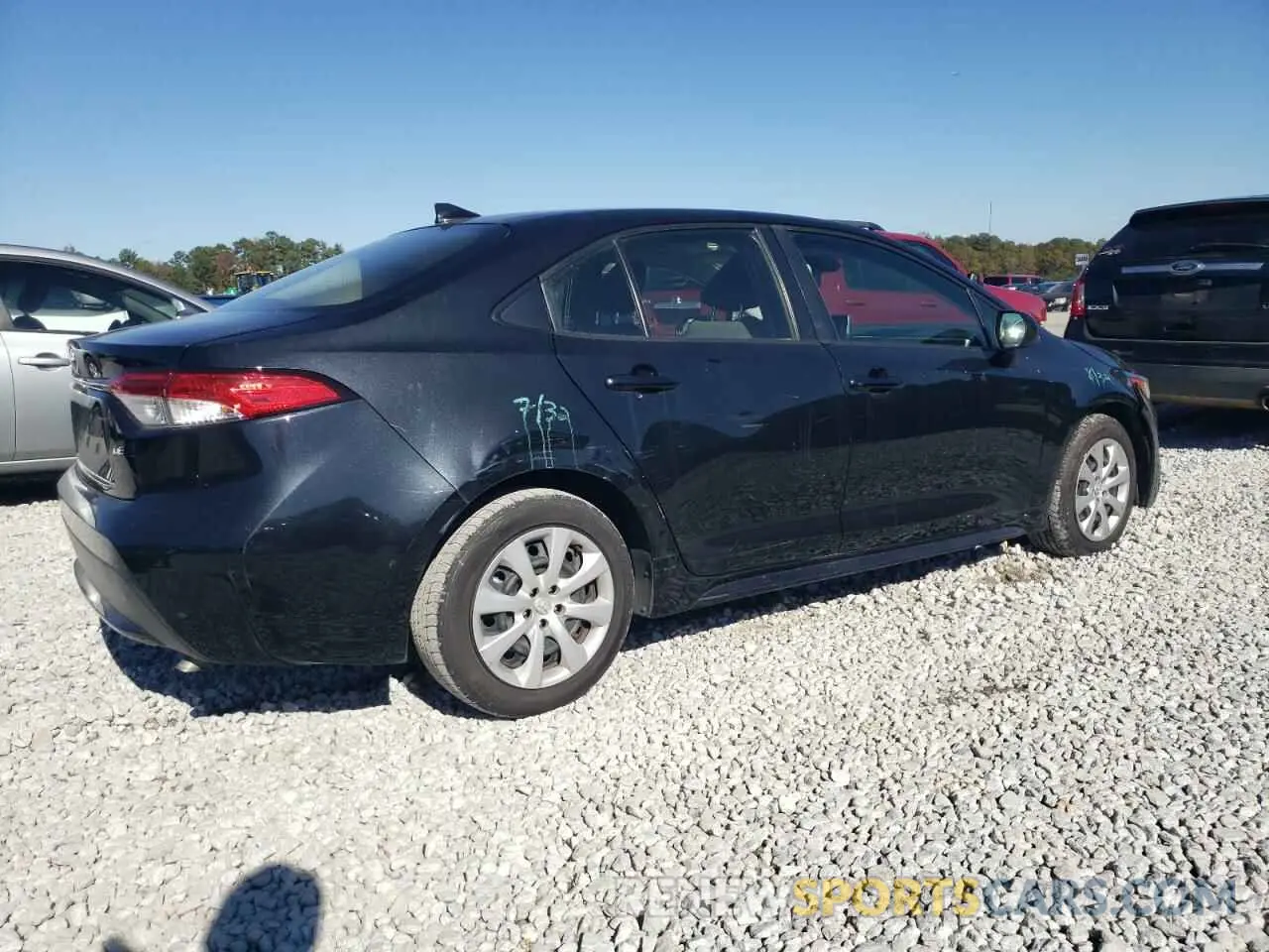 3 fotografías del automóvil dañado JTDEPMAE4MJ121018 TOYOTA COROLLA 2021