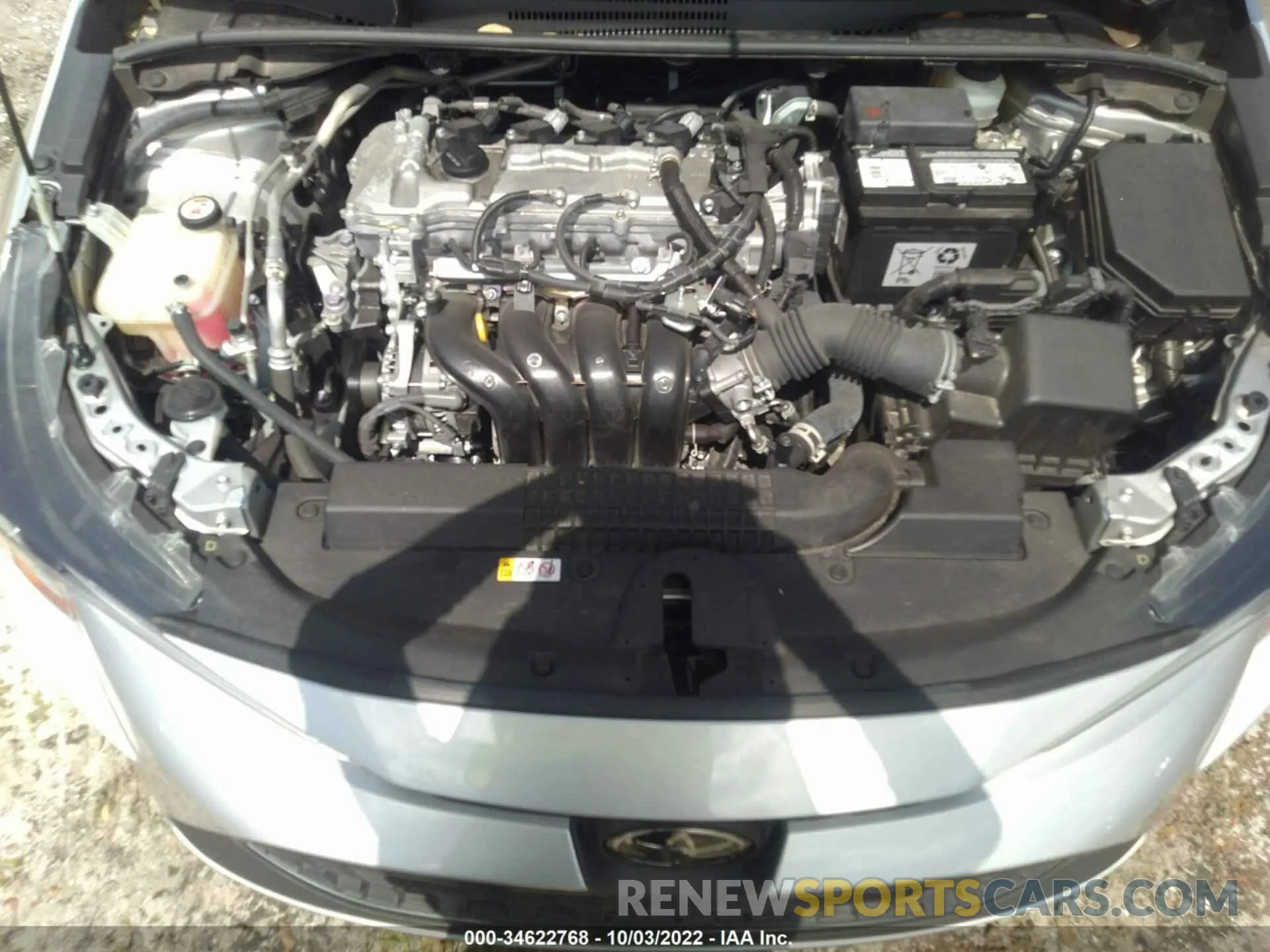 10 fotografías del automóvil dañado JTDEPMAE4MJ127157 TOYOTA COROLLA 2021
