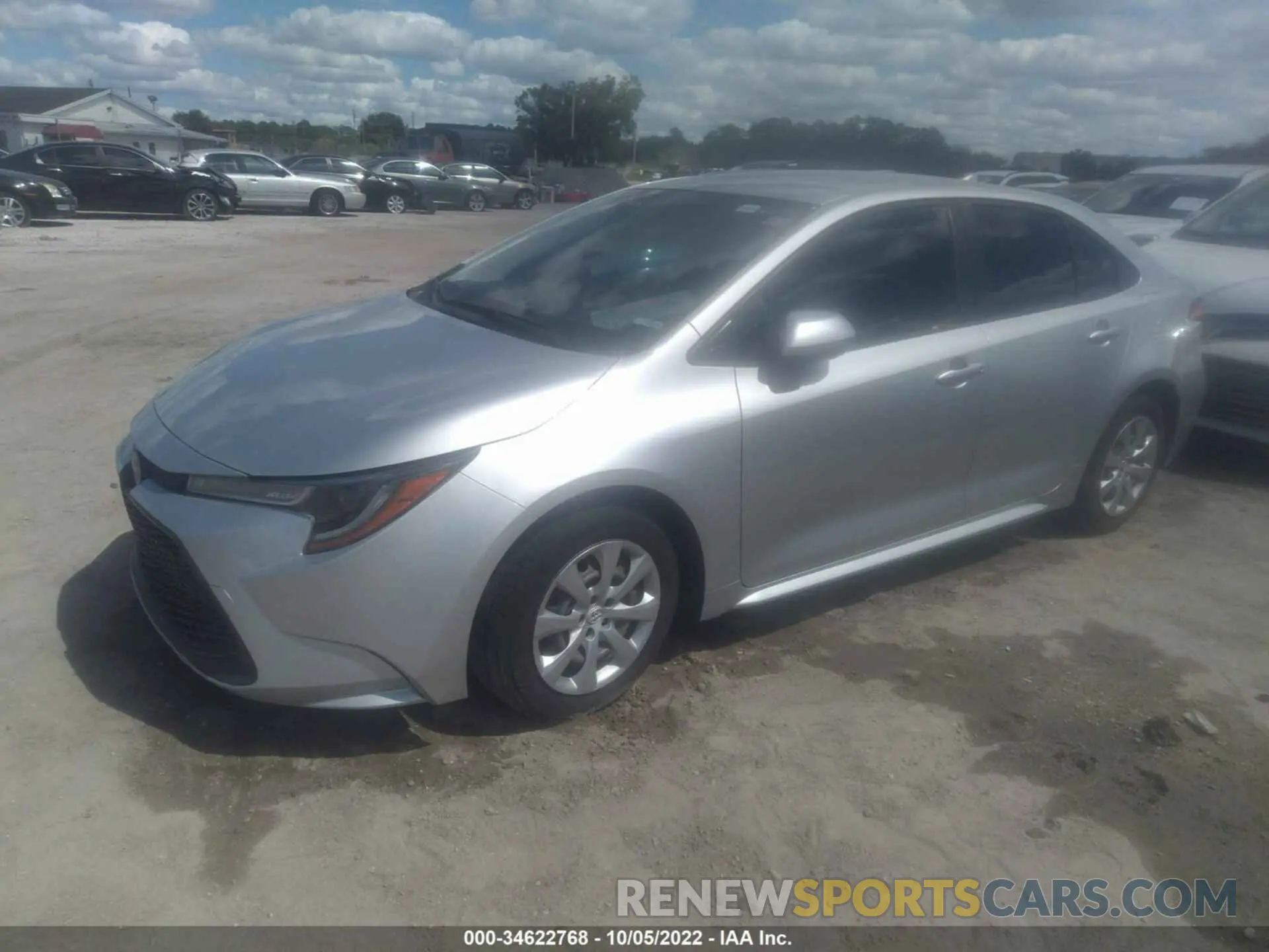 2 fotografías del automóvil dañado JTDEPMAE4MJ127157 TOYOTA COROLLA 2021