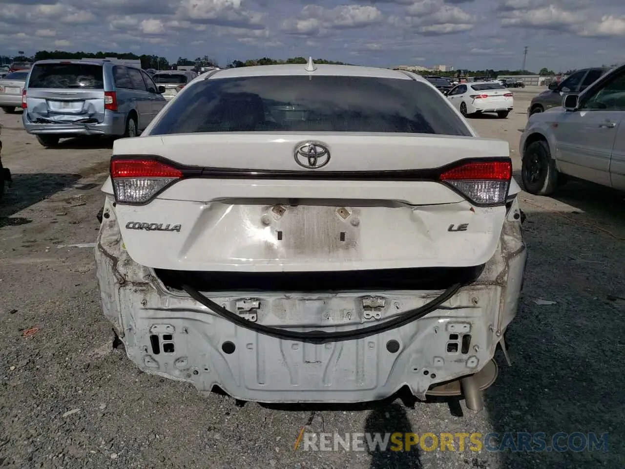 6 fotografías del automóvil dañado JTDEPMAE4MJ128048 TOYOTA COROLLA 2021
