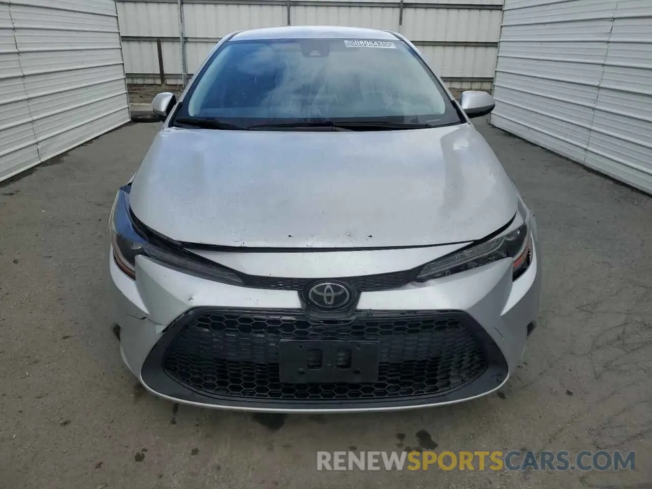 5 fotografías del automóvil dañado JTDEPMAE4MJ130429 TOYOTA COROLLA 2021