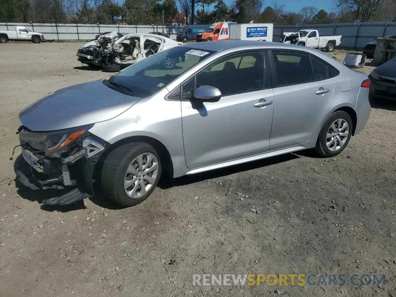 1 fotografías del automóvil dañado JTDEPMAE4MJ131032 TOYOTA COROLLA 2021