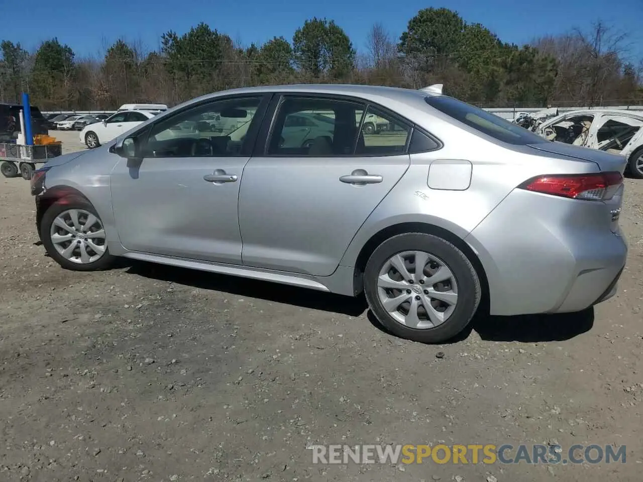 2 fotografías del automóvil dañado JTDEPMAE4MJ131032 TOYOTA COROLLA 2021