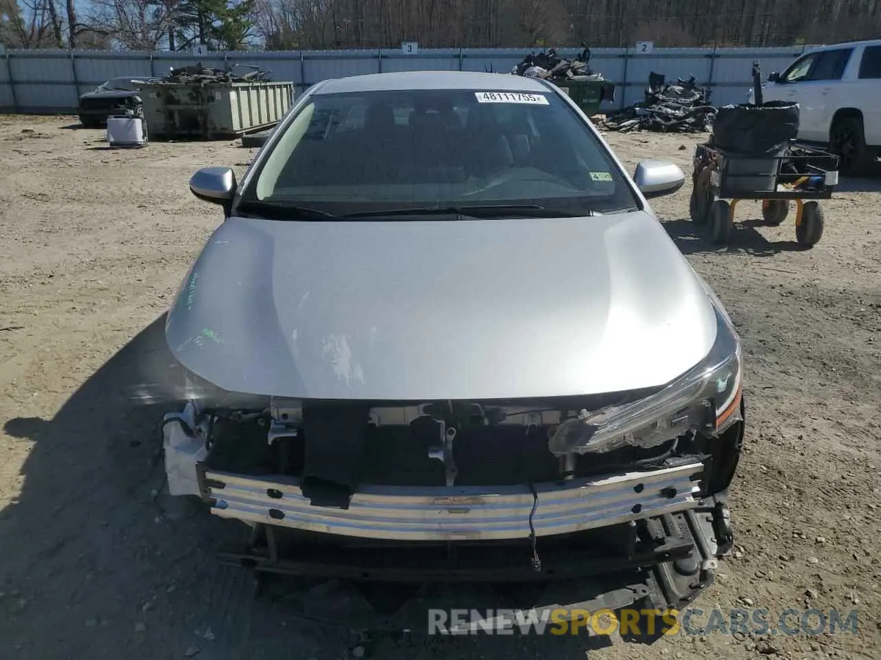 5 fotografías del automóvil dañado JTDEPMAE4MJ131032 TOYOTA COROLLA 2021