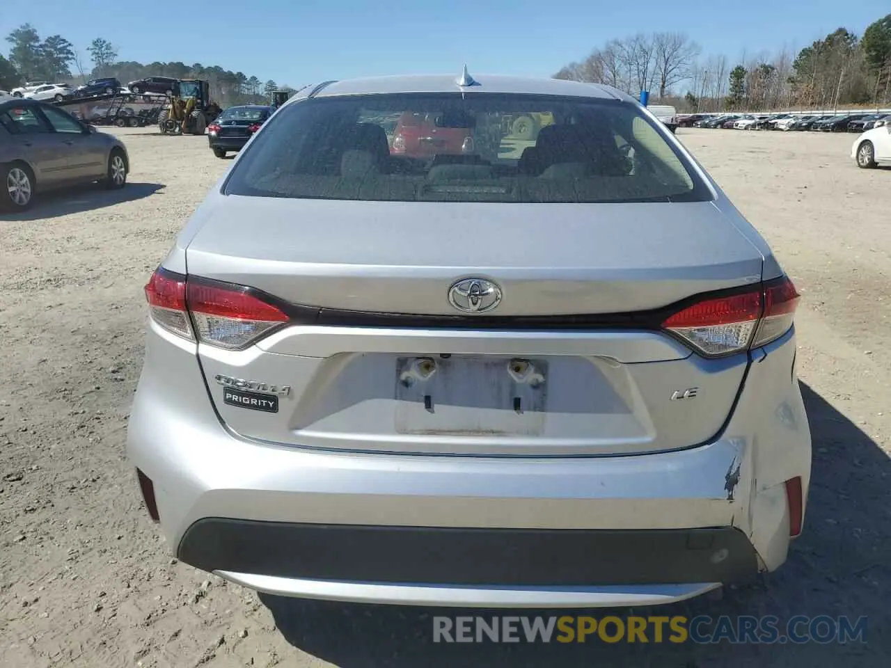 6 fotografías del automóvil dañado JTDEPMAE4MJ131032 TOYOTA COROLLA 2021