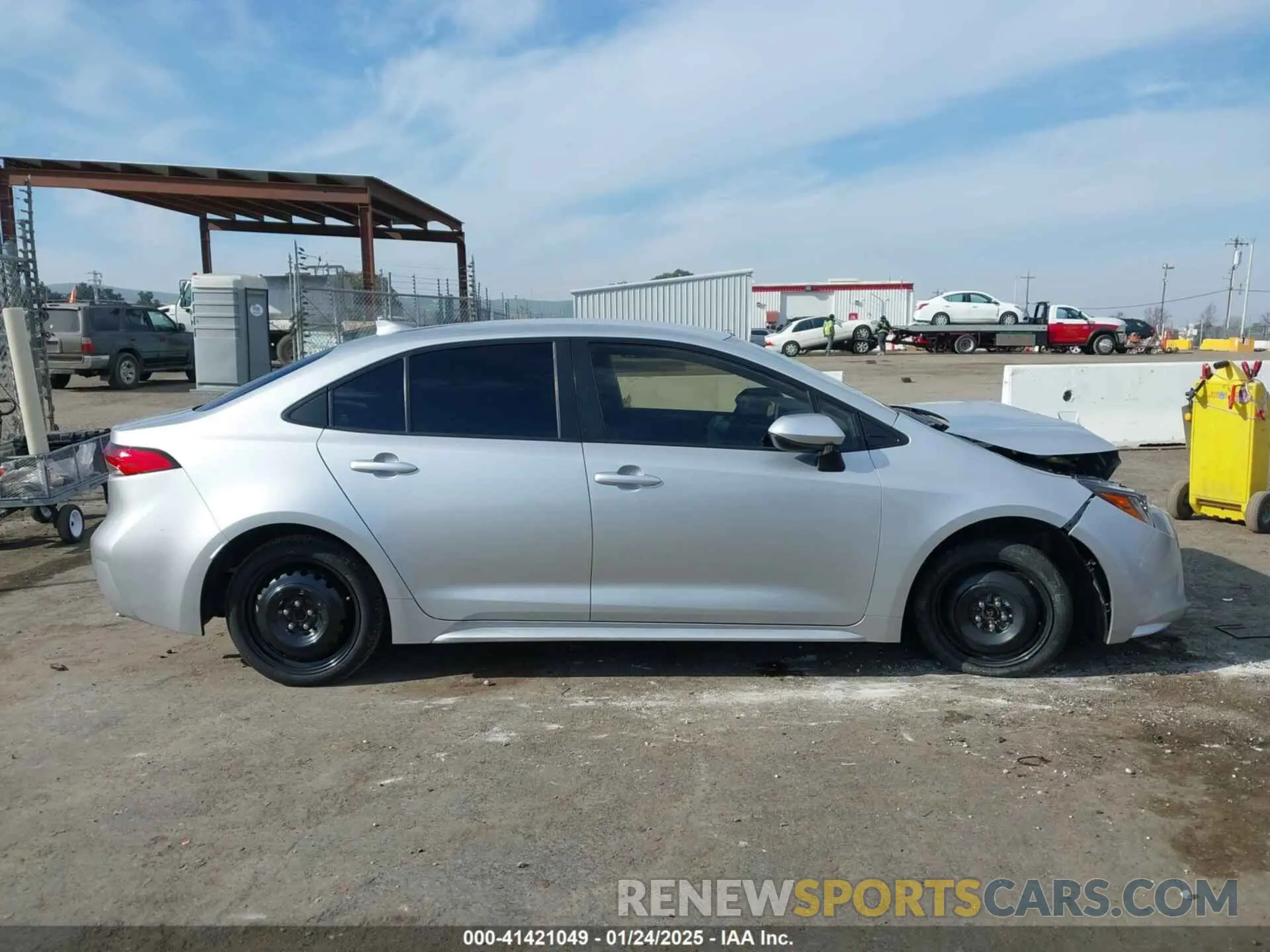14 fotografías del automóvil dañado JTDEPMAE4MJ131466 TOYOTA COROLLA 2021