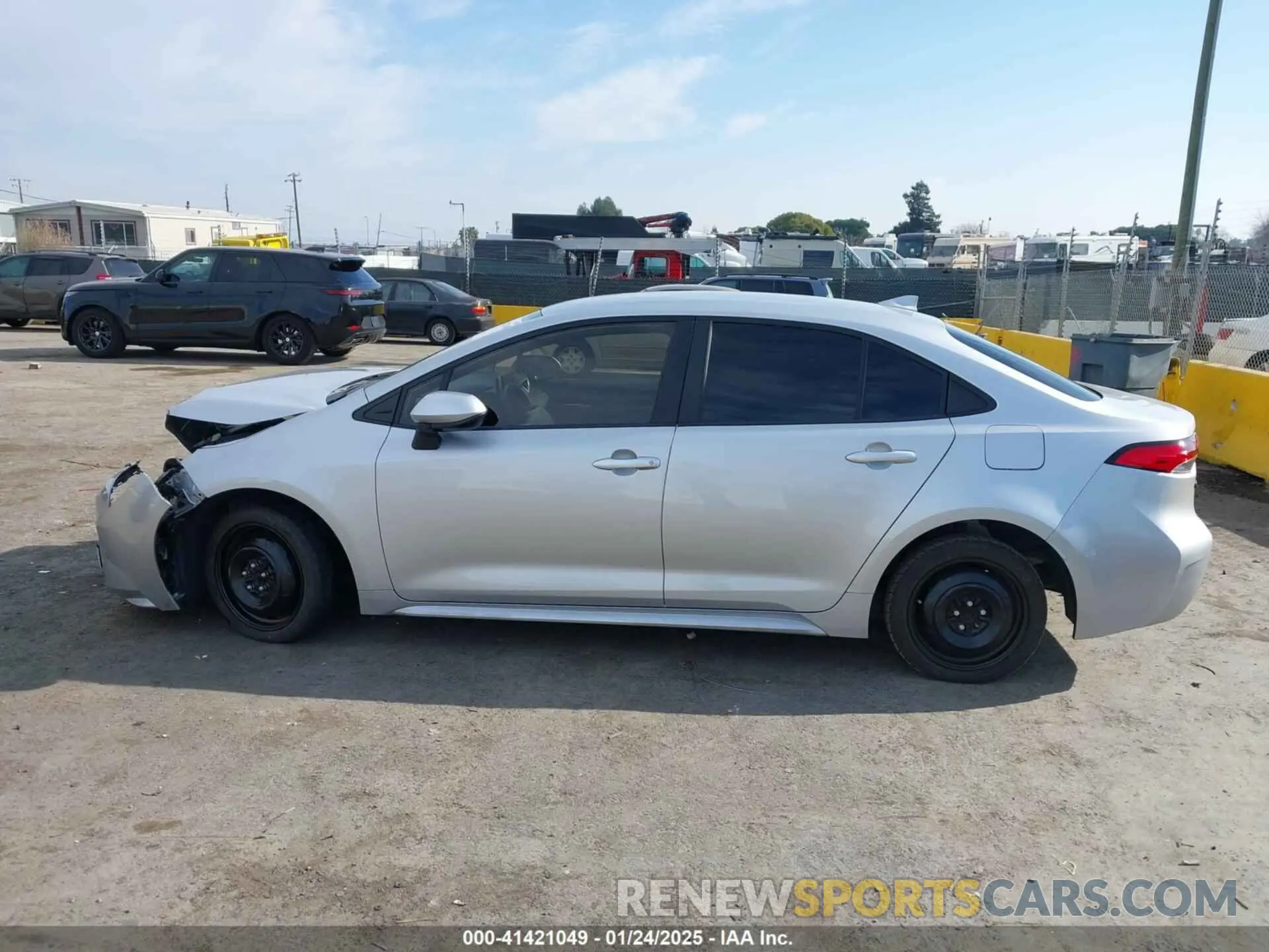 15 fotografías del automóvil dañado JTDEPMAE4MJ131466 TOYOTA COROLLA 2021
