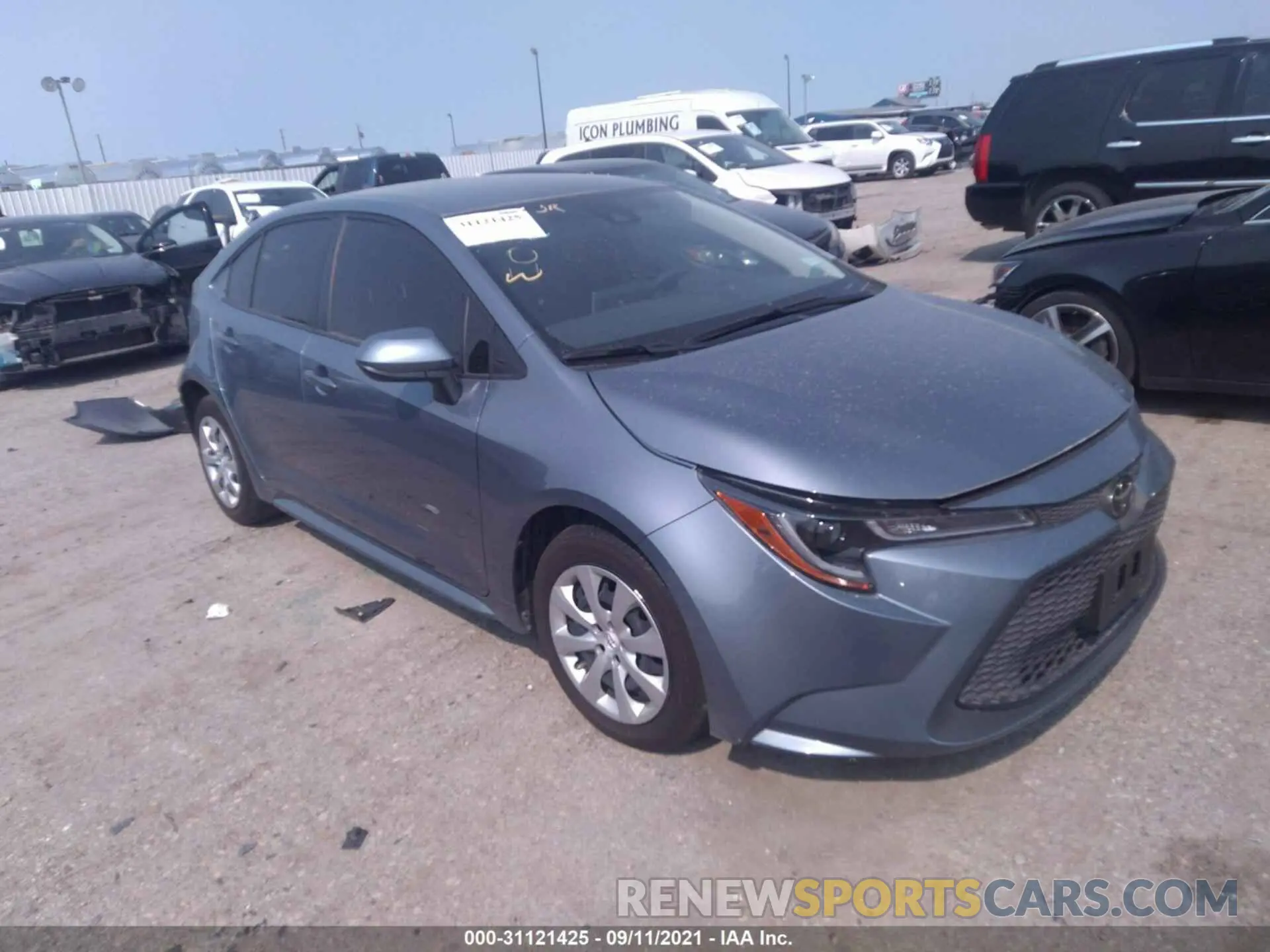 1 fotografías del automóvil dañado JTDEPMAE4MJ132150 TOYOTA COROLLA 2021