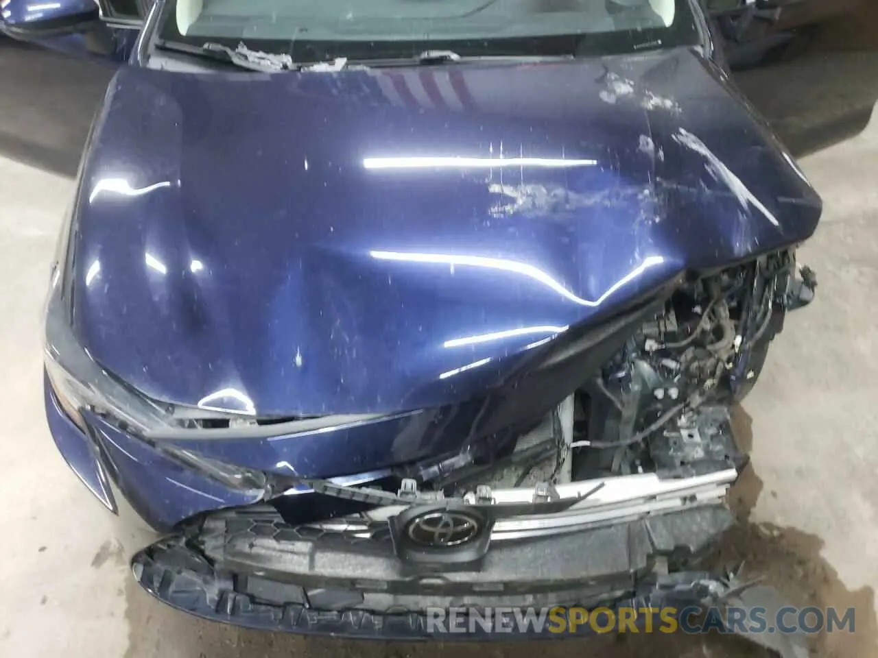 12 fotografías del automóvil dañado JTDEPMAE4MJ136389 TOYOTA COROLLA 2021