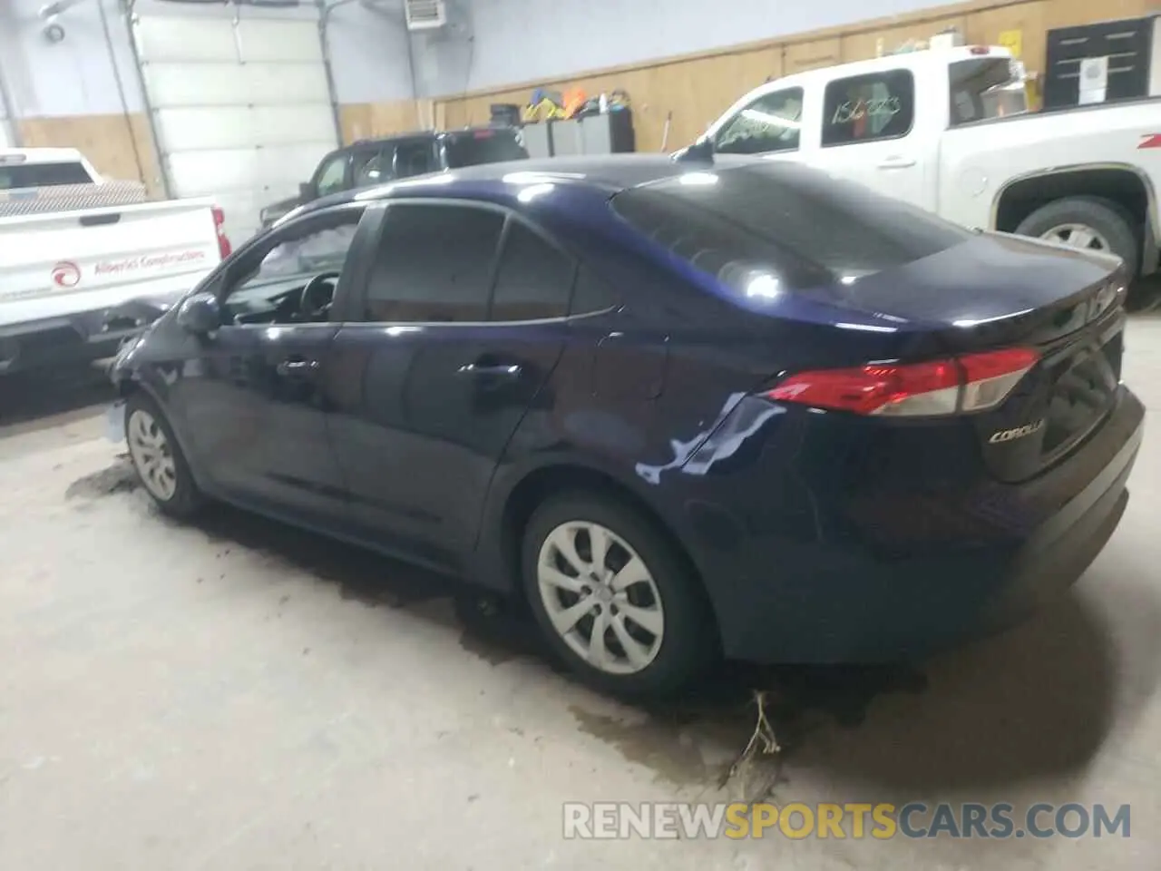 2 fotografías del automóvil dañado JTDEPMAE4MJ136389 TOYOTA COROLLA 2021