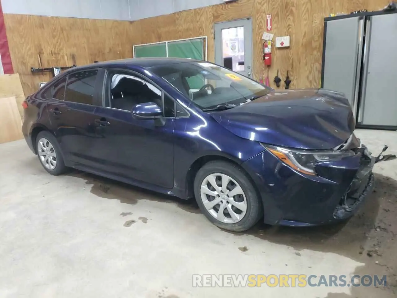 4 fotografías del automóvil dañado JTDEPMAE4MJ136389 TOYOTA COROLLA 2021