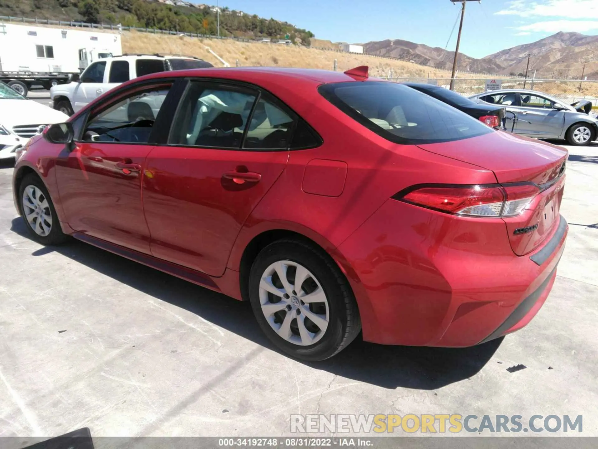 3 fotografías del automóvil dañado JTDEPMAE4MJ139633 TOYOTA COROLLA 2021