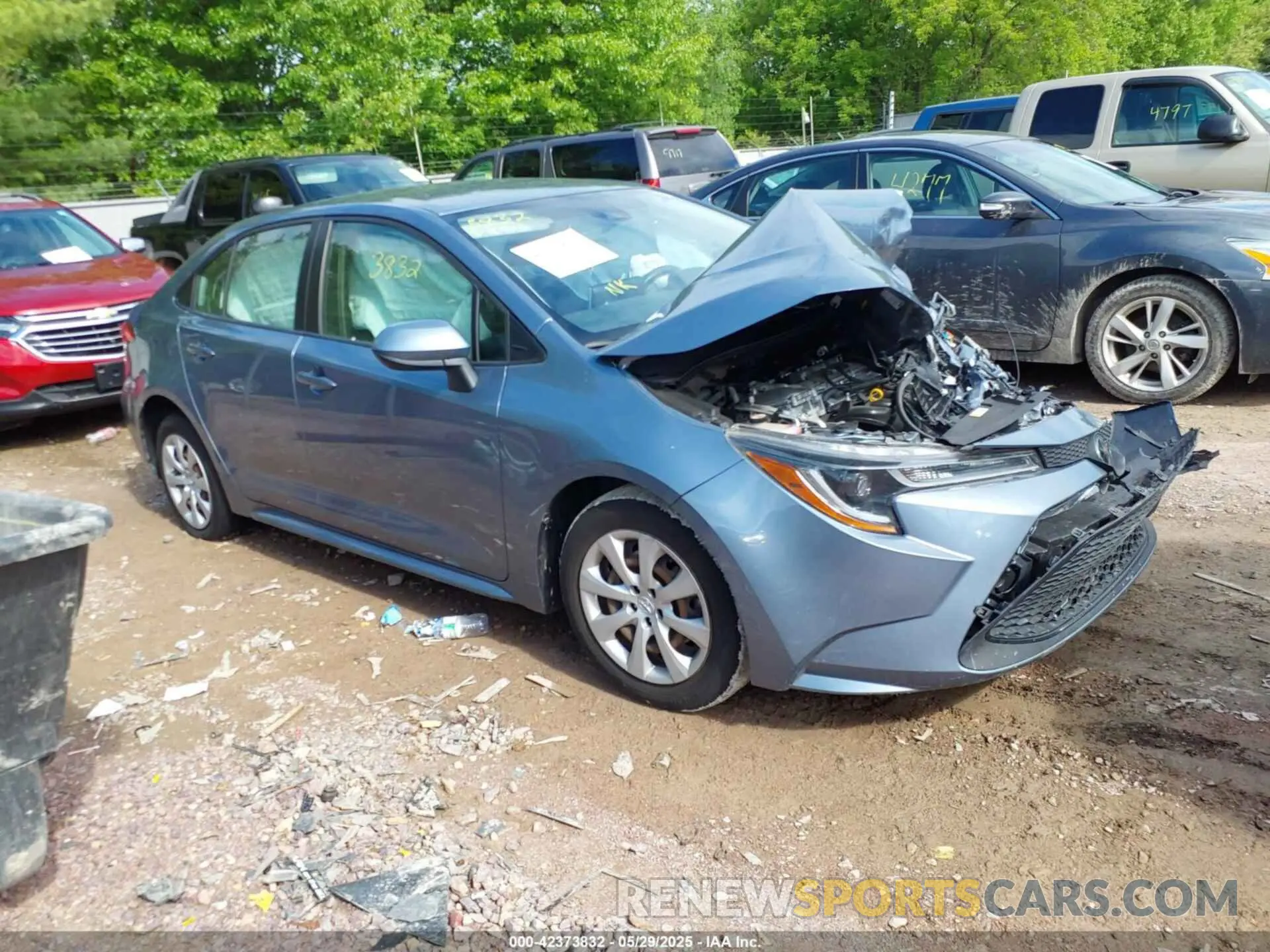 1 fotografías del automóvil dañado JTDEPMAE4MJ140703 TOYOTA COROLLA 2021