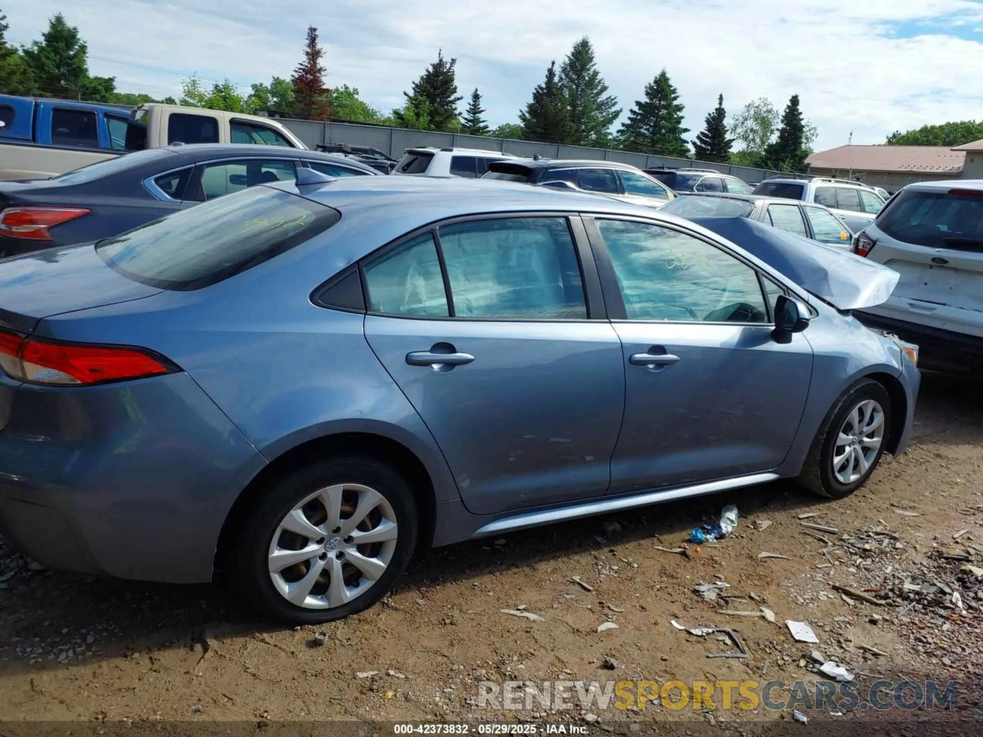 12 fotografías del automóvil dañado JTDEPMAE4MJ140703 TOYOTA COROLLA 2021