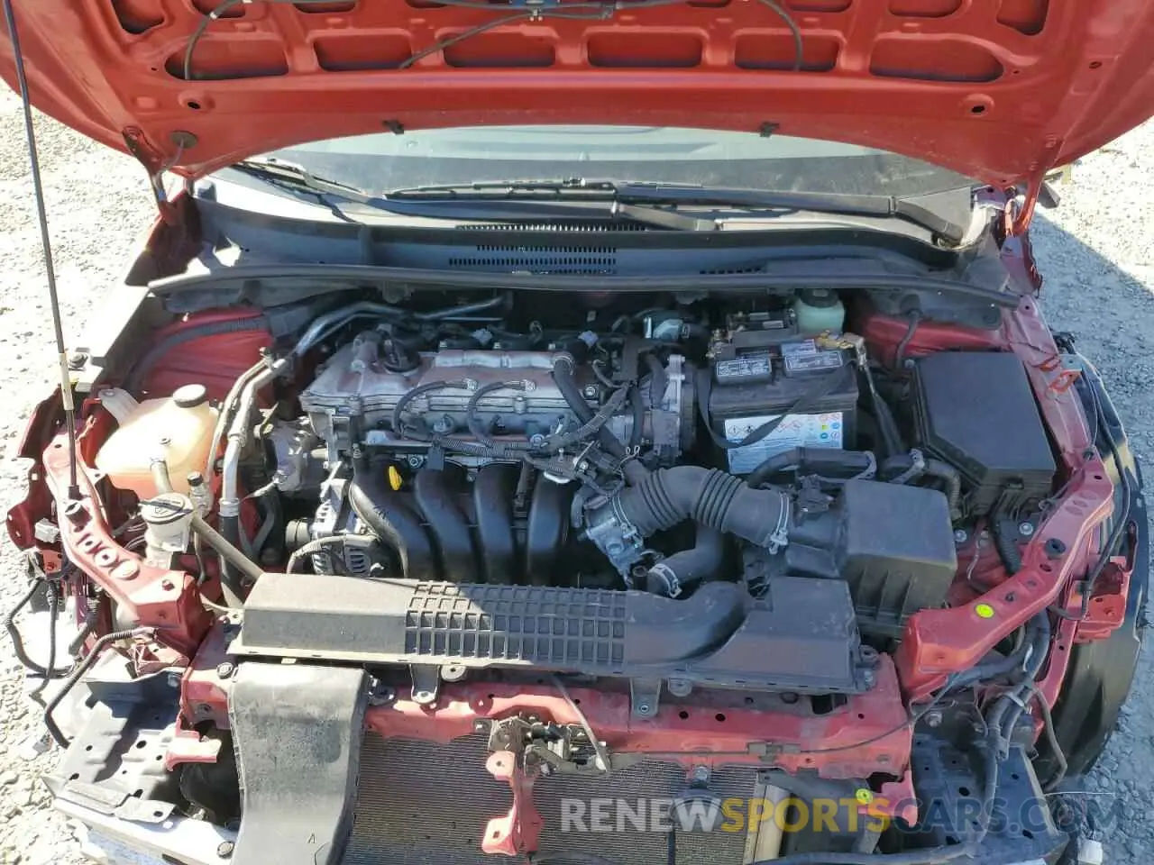 11 fotografías del automóvil dañado JTDEPMAE4MJ141995 TOYOTA COROLLA 2021