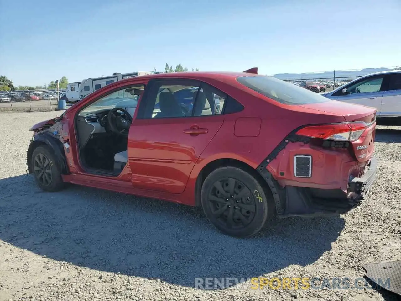 2 fotografías del automóvil dañado JTDEPMAE4MJ141995 TOYOTA COROLLA 2021