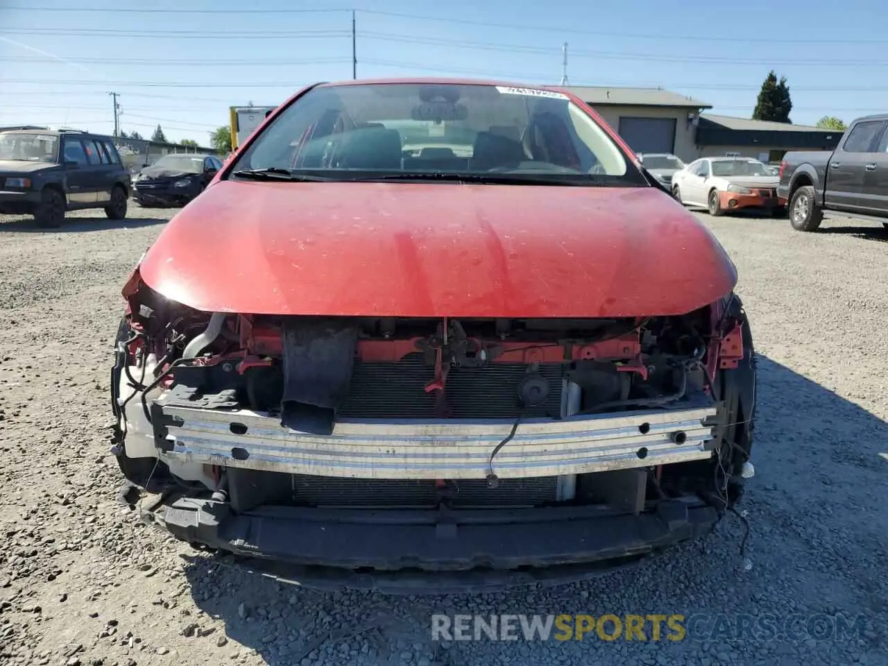 5 fotografías del automóvil dañado JTDEPMAE4MJ141995 TOYOTA COROLLA 2021