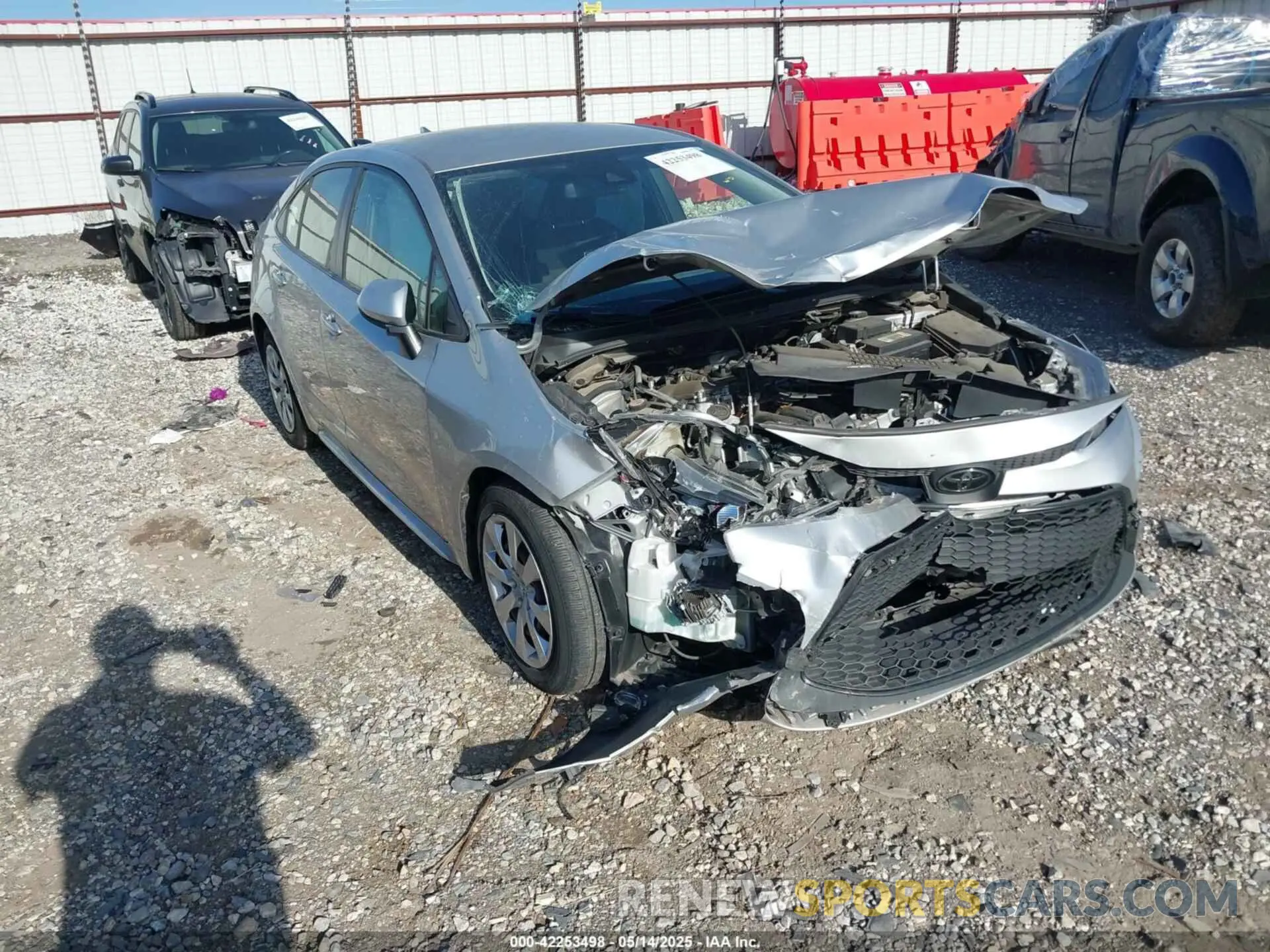 1 fotografías del automóvil dañado JTDEPMAE4MJ142001 TOYOTA COROLLA 2021
