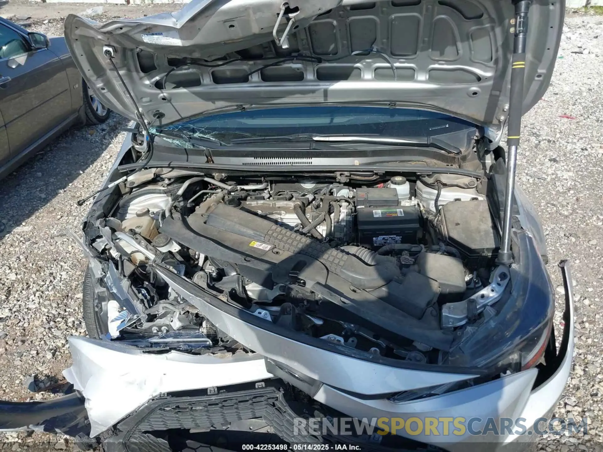 10 fotografías del automóvil dañado JTDEPMAE4MJ142001 TOYOTA COROLLA 2021