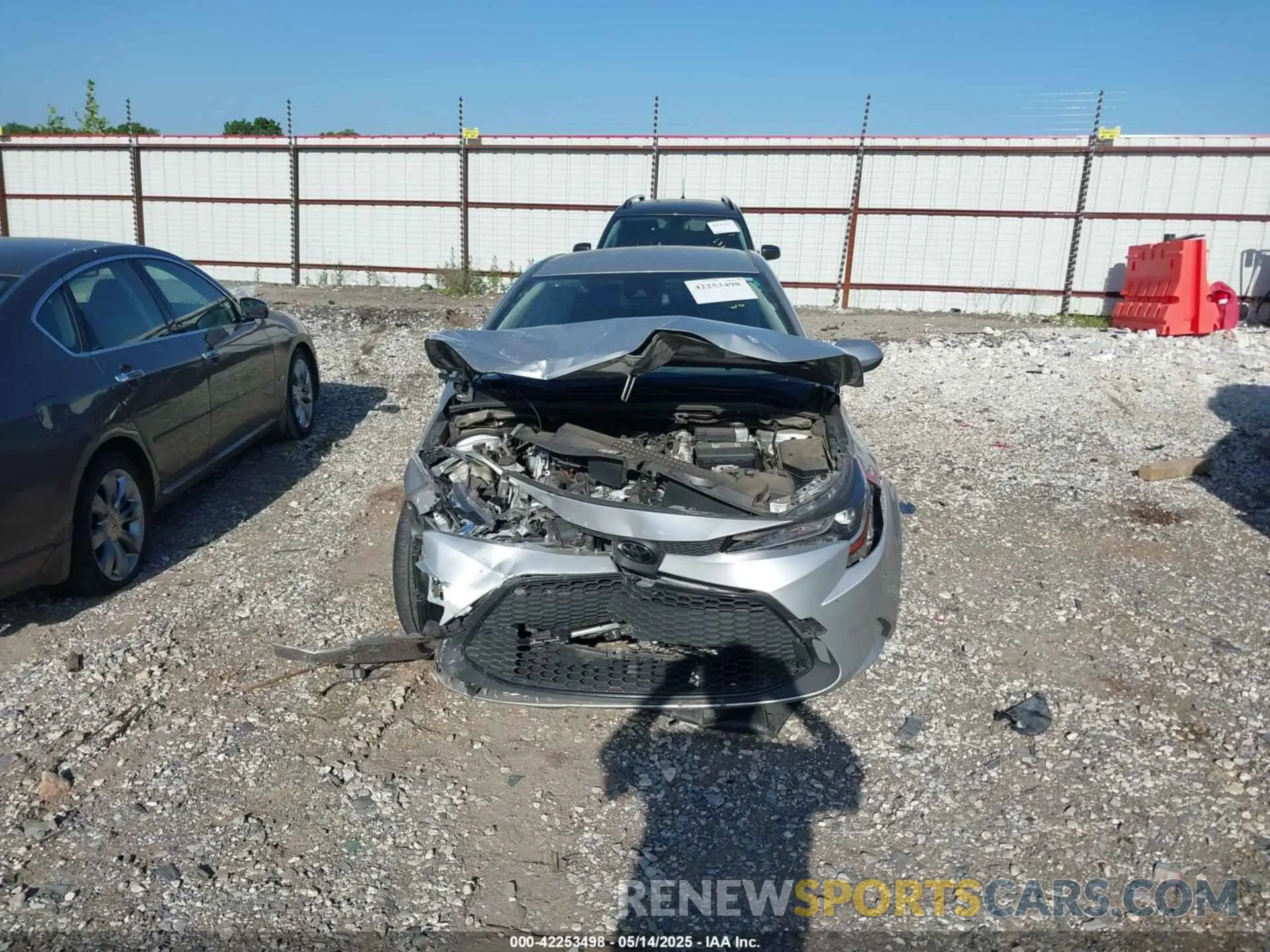 12 fotografías del automóvil dañado JTDEPMAE4MJ142001 TOYOTA COROLLA 2021