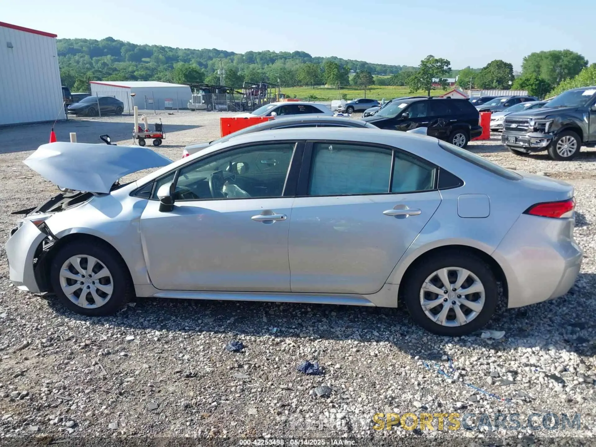14 fotografías del automóvil dañado JTDEPMAE4MJ142001 TOYOTA COROLLA 2021