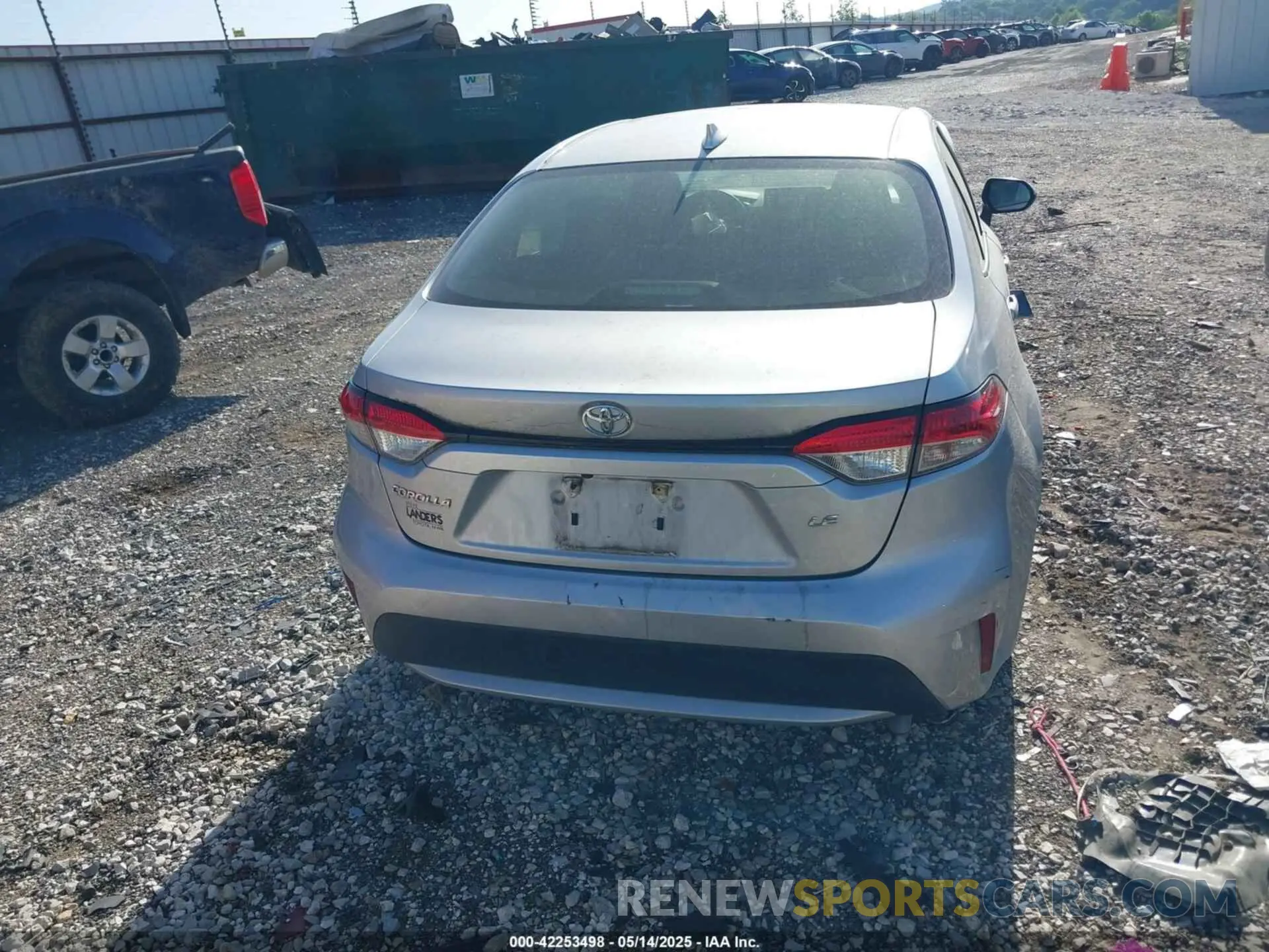 16 fotografías del automóvil dañado JTDEPMAE4MJ142001 TOYOTA COROLLA 2021