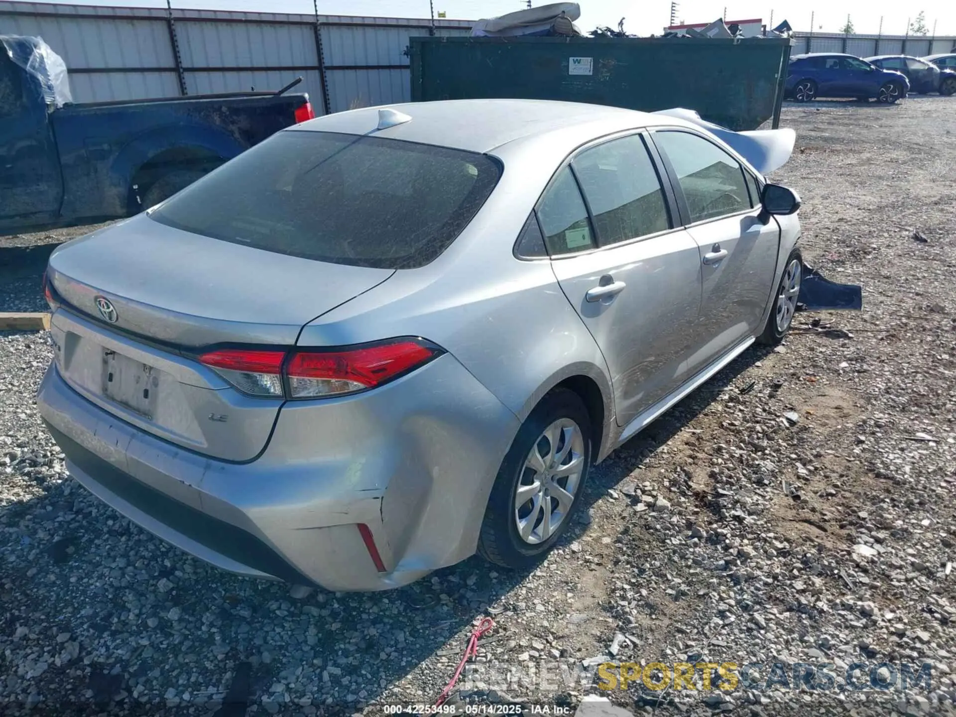4 fotografías del automóvil dañado JTDEPMAE4MJ142001 TOYOTA COROLLA 2021