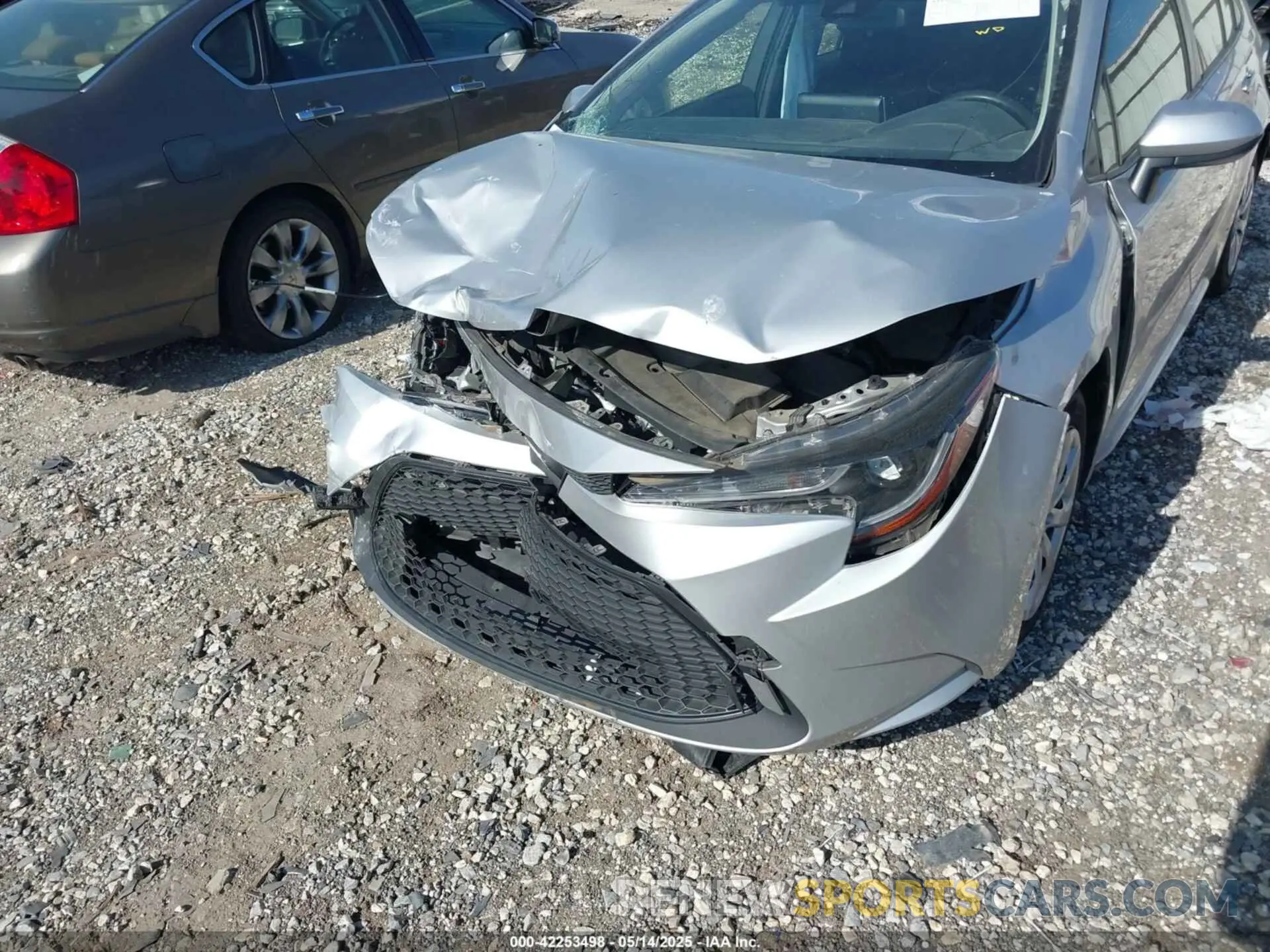 6 fotografías del automóvil dañado JTDEPMAE4MJ142001 TOYOTA COROLLA 2021