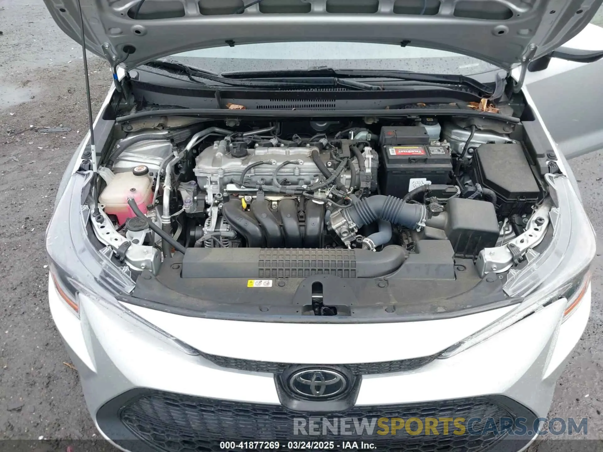 10 fotografías del automóvil dañado JTDEPMAE4MJ148249 TOYOTA COROLLA 2021