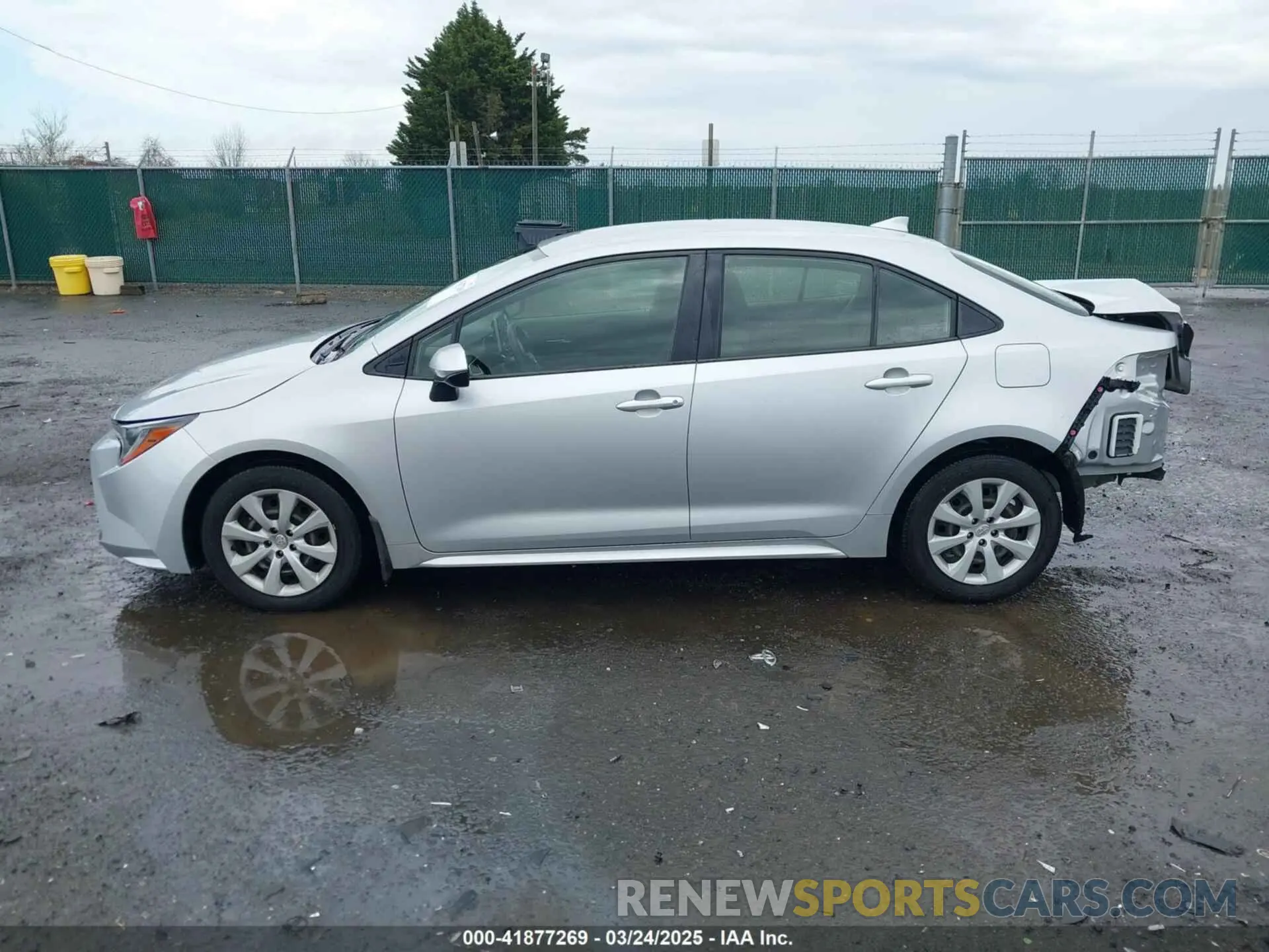 14 fotografías del automóvil dañado JTDEPMAE4MJ148249 TOYOTA COROLLA 2021