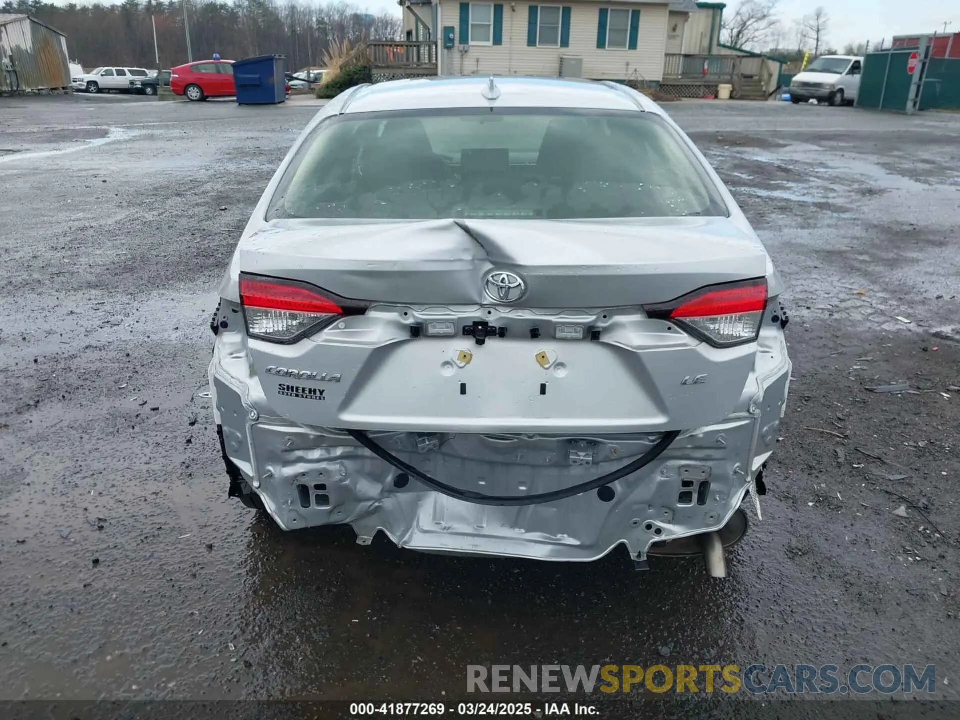 16 fotografías del automóvil dañado JTDEPMAE4MJ148249 TOYOTA COROLLA 2021