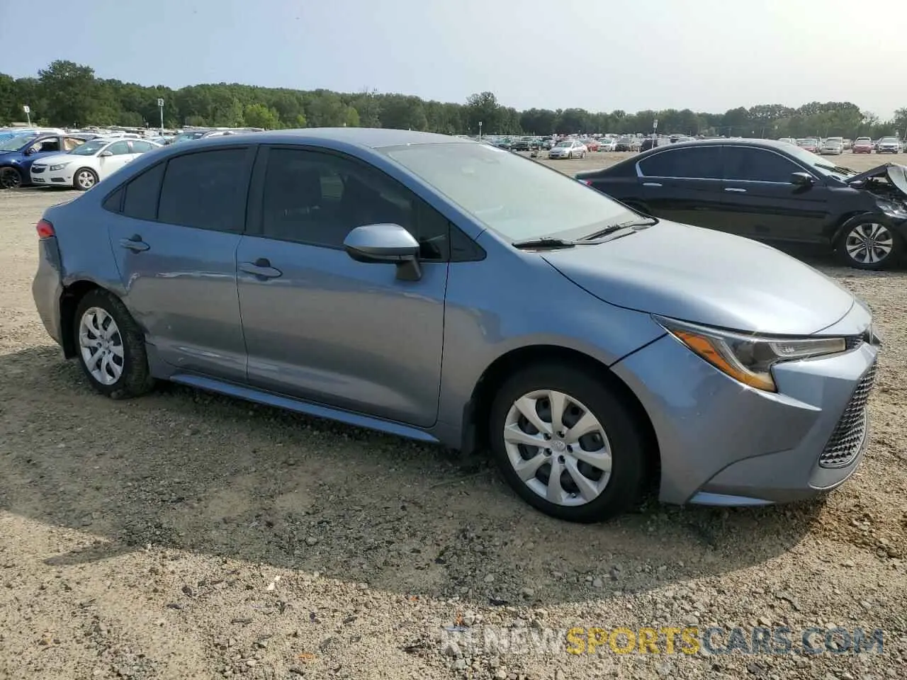 4 fotografías del automóvil dañado JTDEPMAE4MJ150308 TOYOTA COROLLA 2021