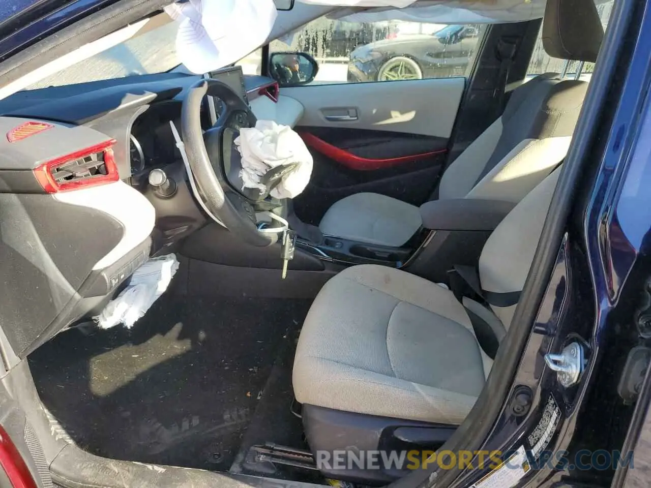 7 fotografías del automóvil dañado JTDEPMAE4MJ150809 TOYOTA COROLLA 2021
