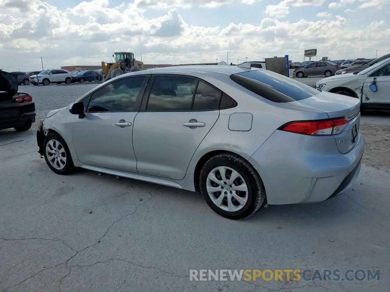 2 fotografías del automóvil dañado JTDEPMAE4MJ151152 TOYOTA COROLLA 2021