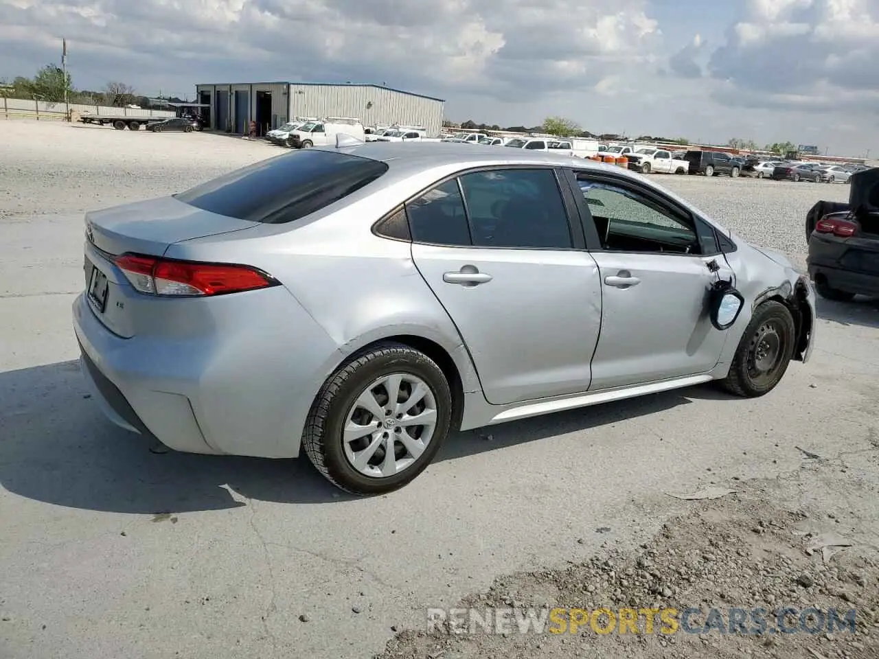 3 fotografías del automóvil dañado JTDEPMAE4MJ151152 TOYOTA COROLLA 2021