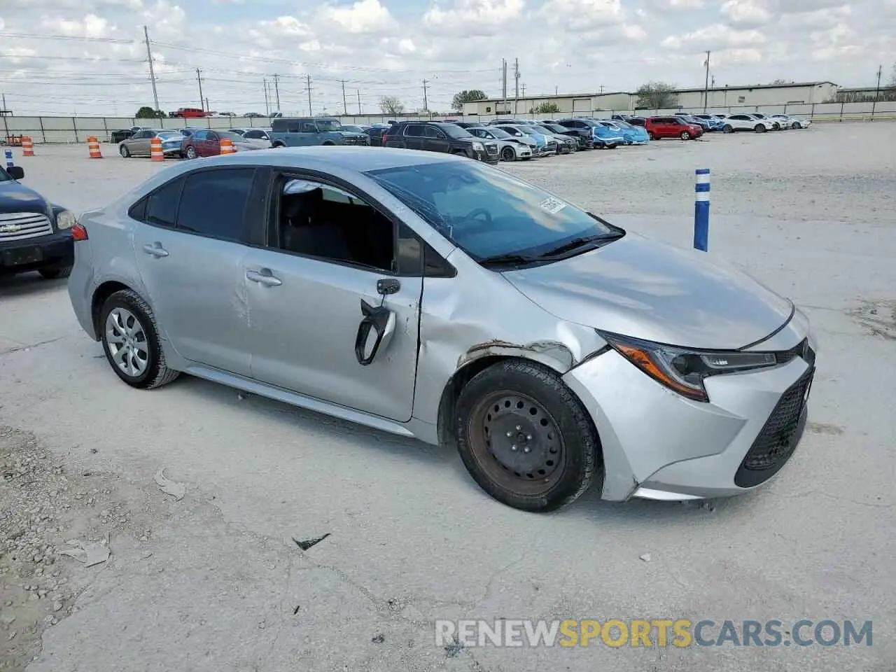 4 fotografías del automóvil dañado JTDEPMAE4MJ151152 TOYOTA COROLLA 2021