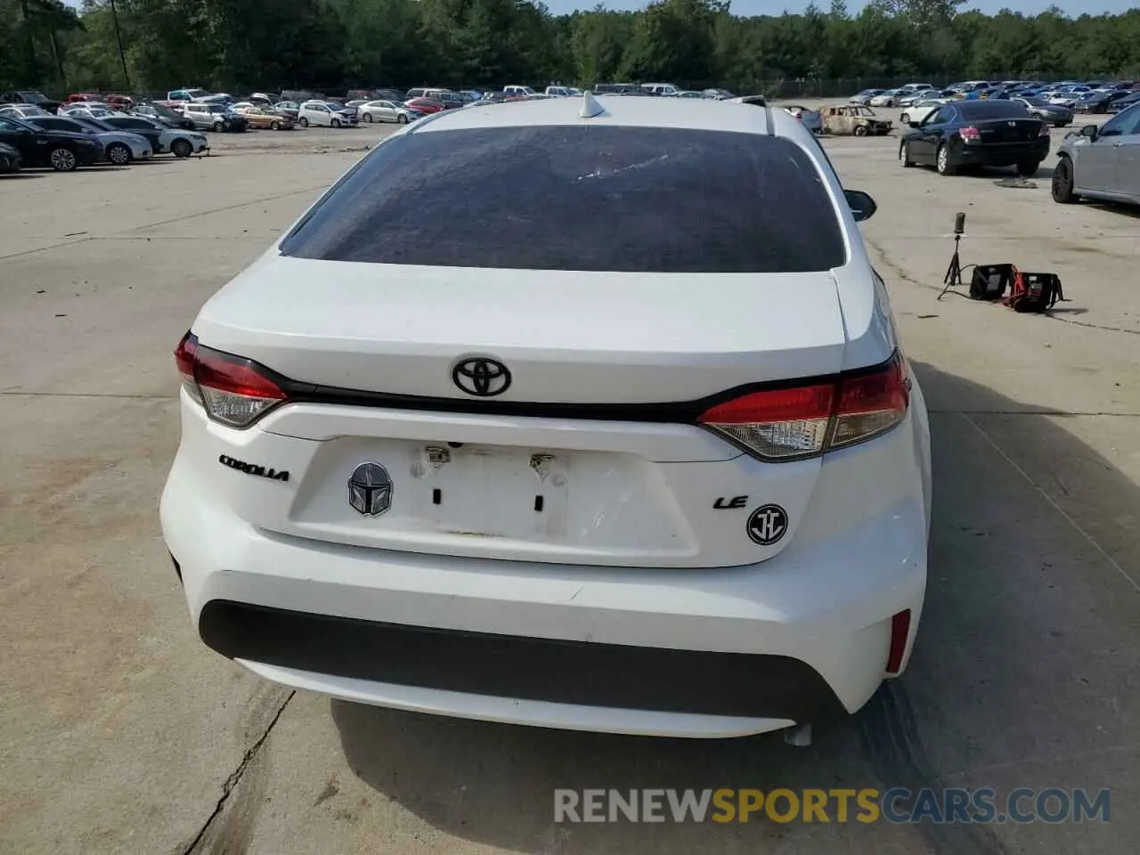 6 fotografías del automóvil dañado JTDEPMAE4MJ155377 TOYOTA COROLLA 2021