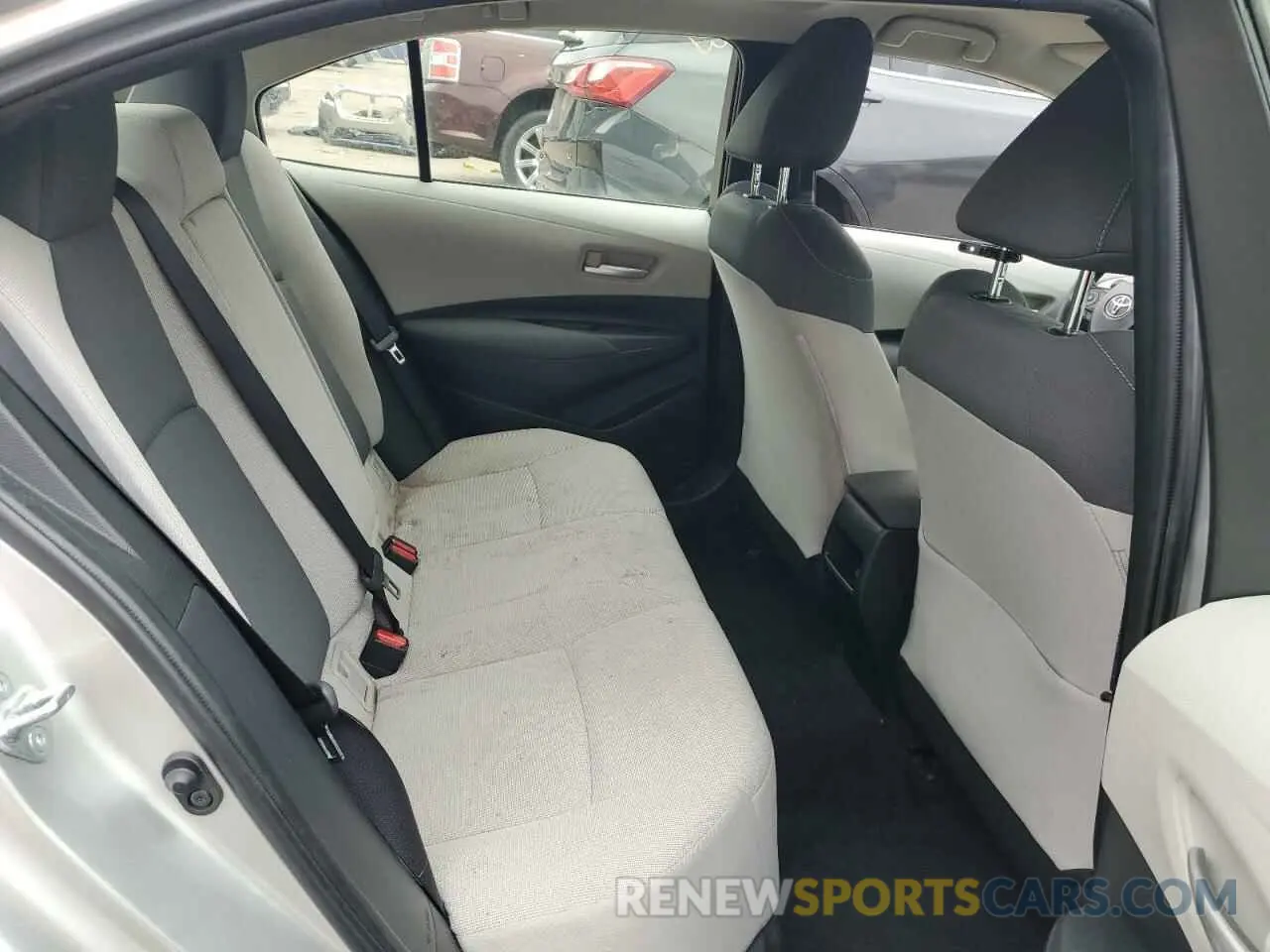 10 fotografías del automóvil dañado JTDEPMAE4MJ156240 TOYOTA COROLLA 2021