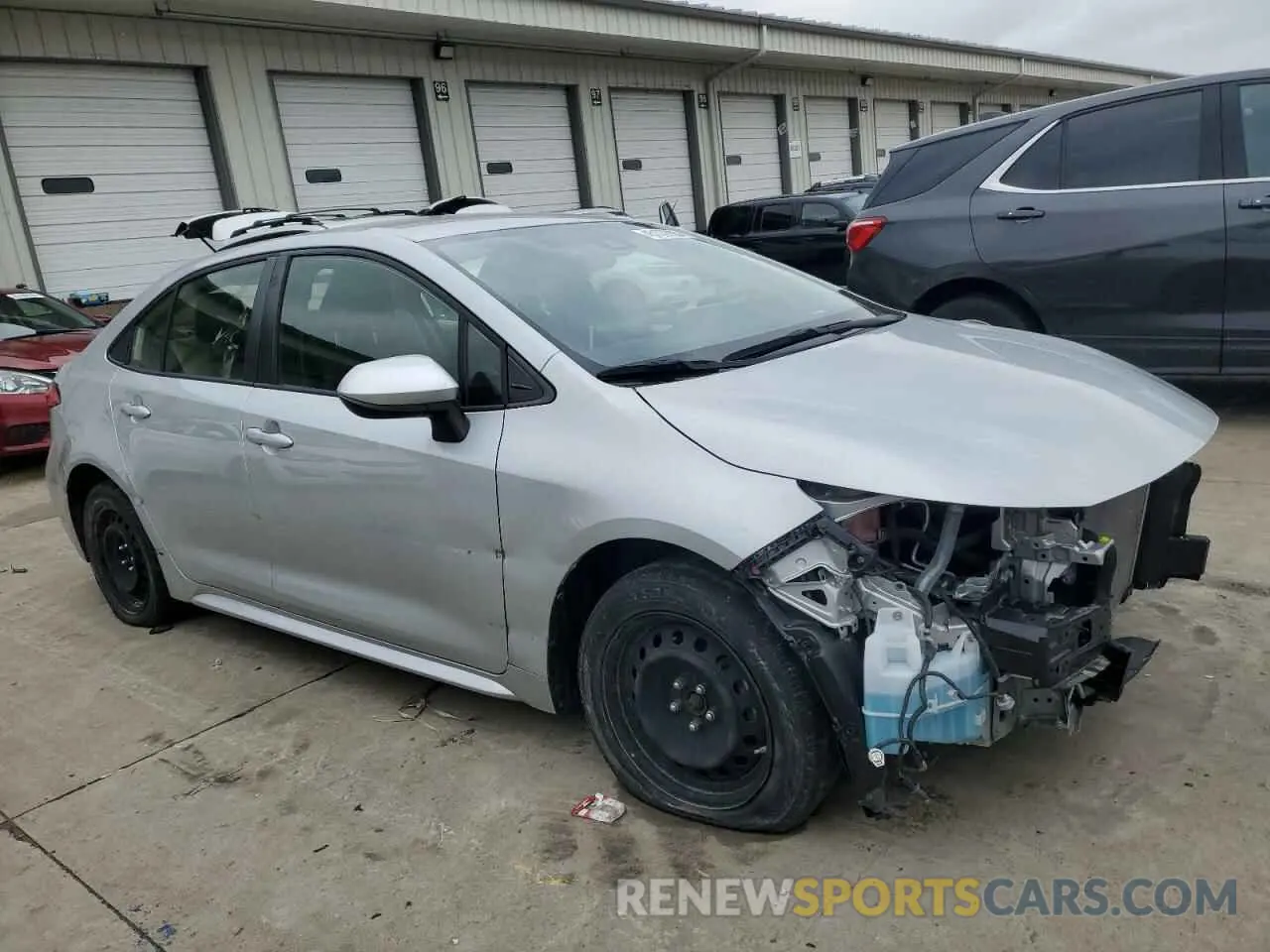 4 fotografías del automóvil dañado JTDEPMAE4MJ156240 TOYOTA COROLLA 2021