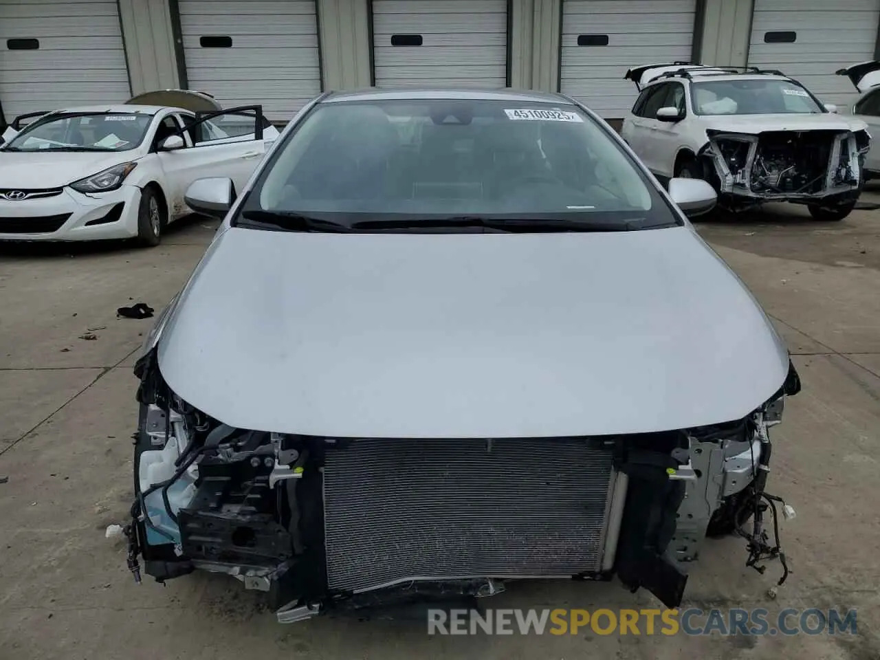 5 fotografías del automóvil dañado JTDEPMAE4MJ156240 TOYOTA COROLLA 2021